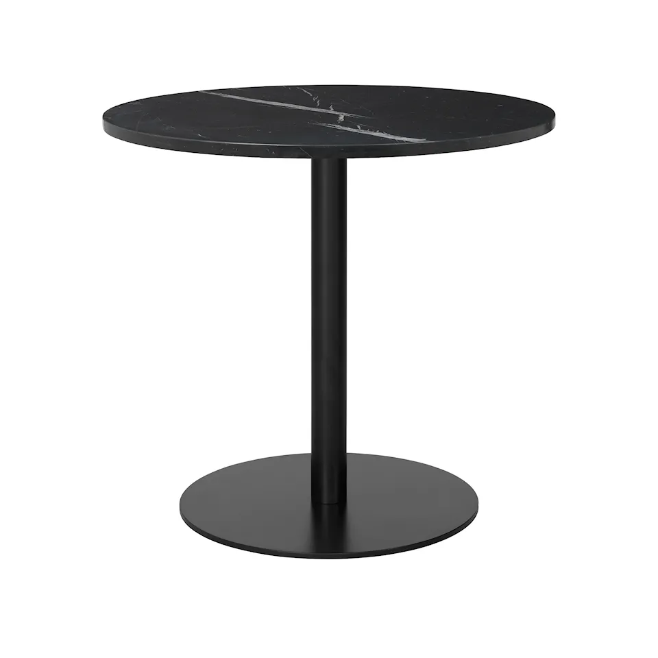 GUBI 1.0 matbord Ø80 cm svart