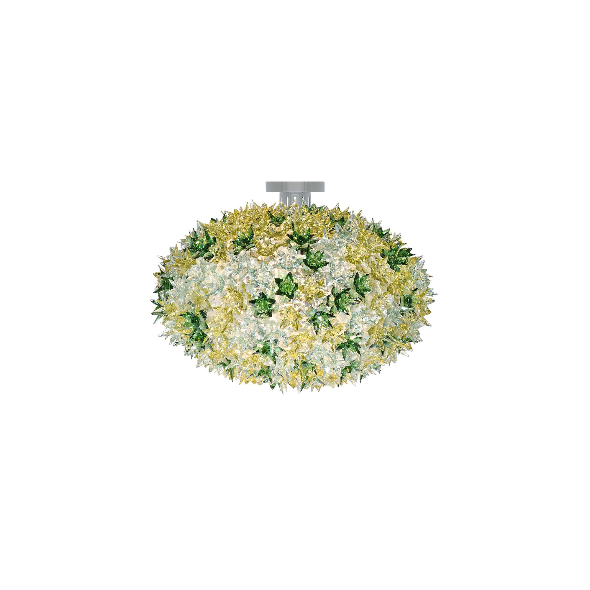 Kartell - Bloom C1 Ceiling 9275, Mint, Incl. 6xLED 4,5W G9 - Plafonder - Ferruccio Laviani - Grön