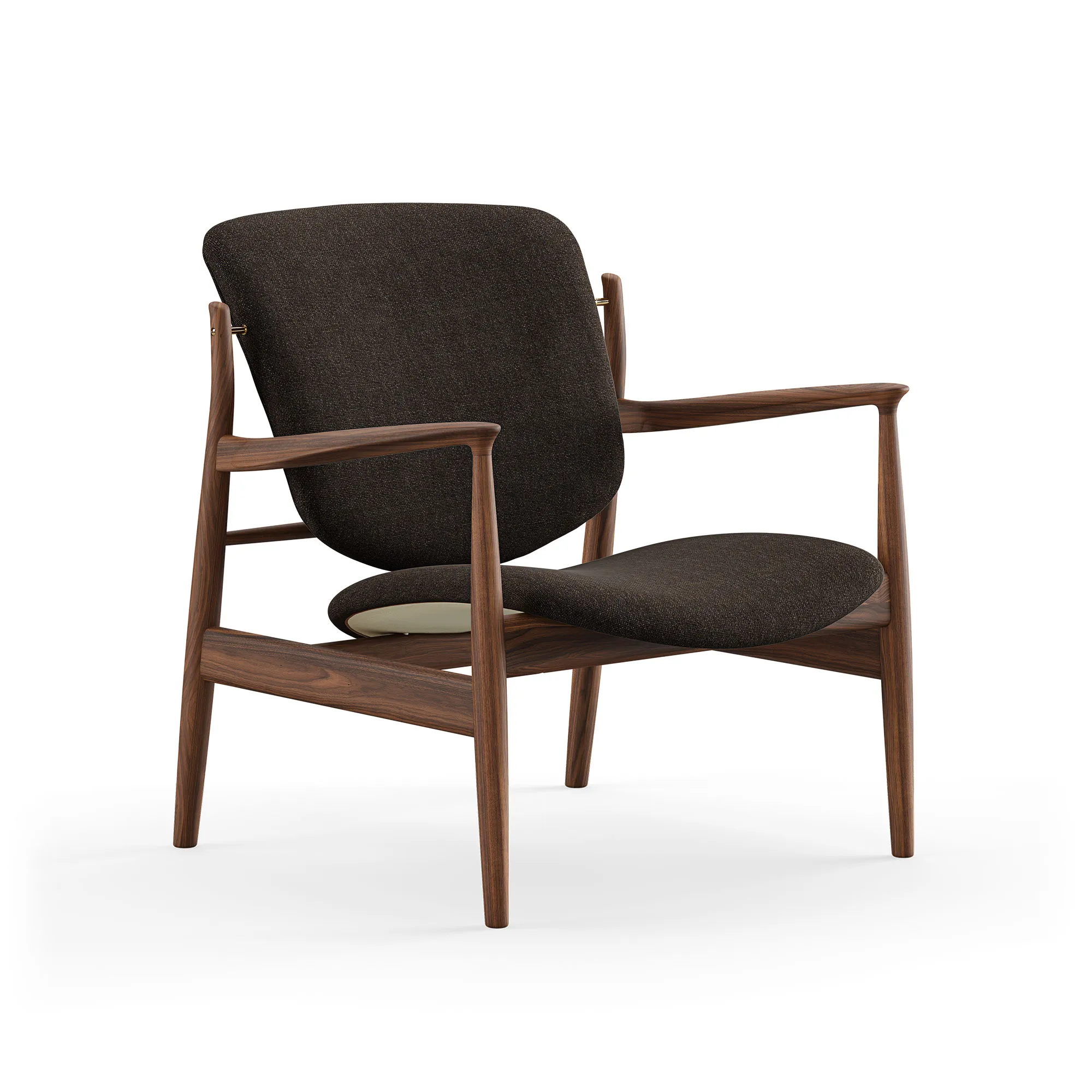 France fåtölj Walnut