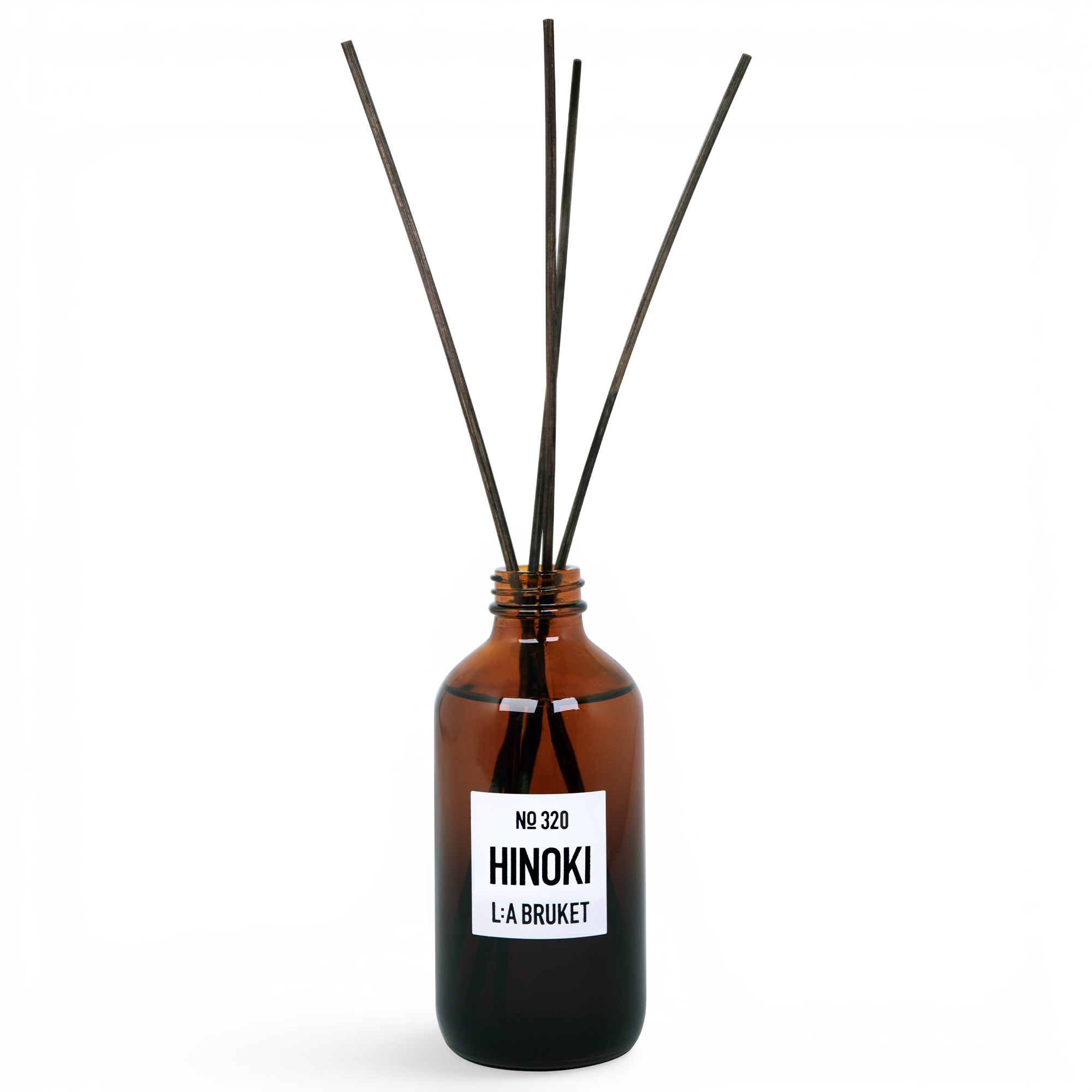 L:a Bruket - 320 Room Diffuser Hinoki 200 ml - Doftpinnar och rumsspray - Glas | Inredning - Doft Och Kroppsvård - Doftpinnar Och Rumsspray | Möbelexperten