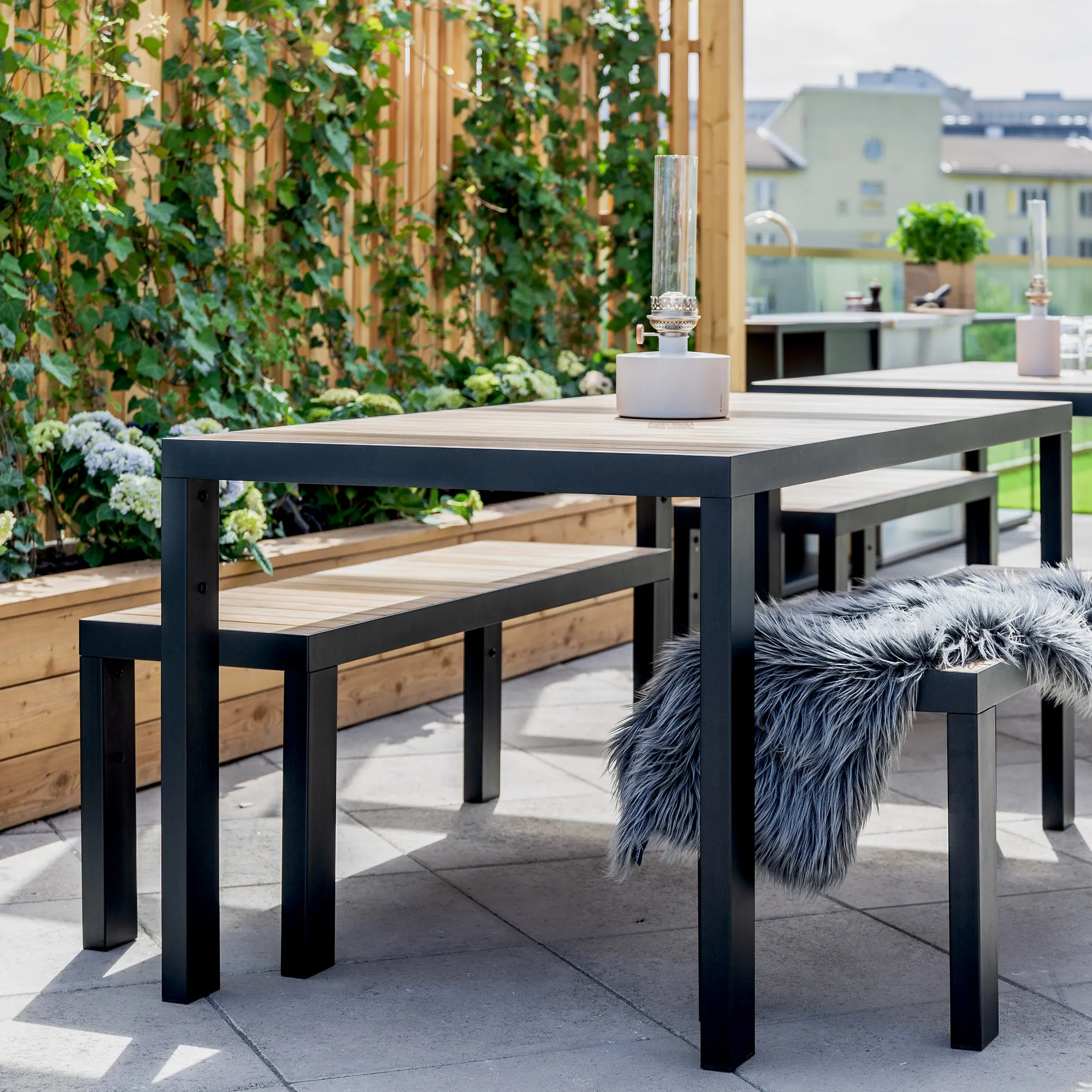 Garden Dinner Bench