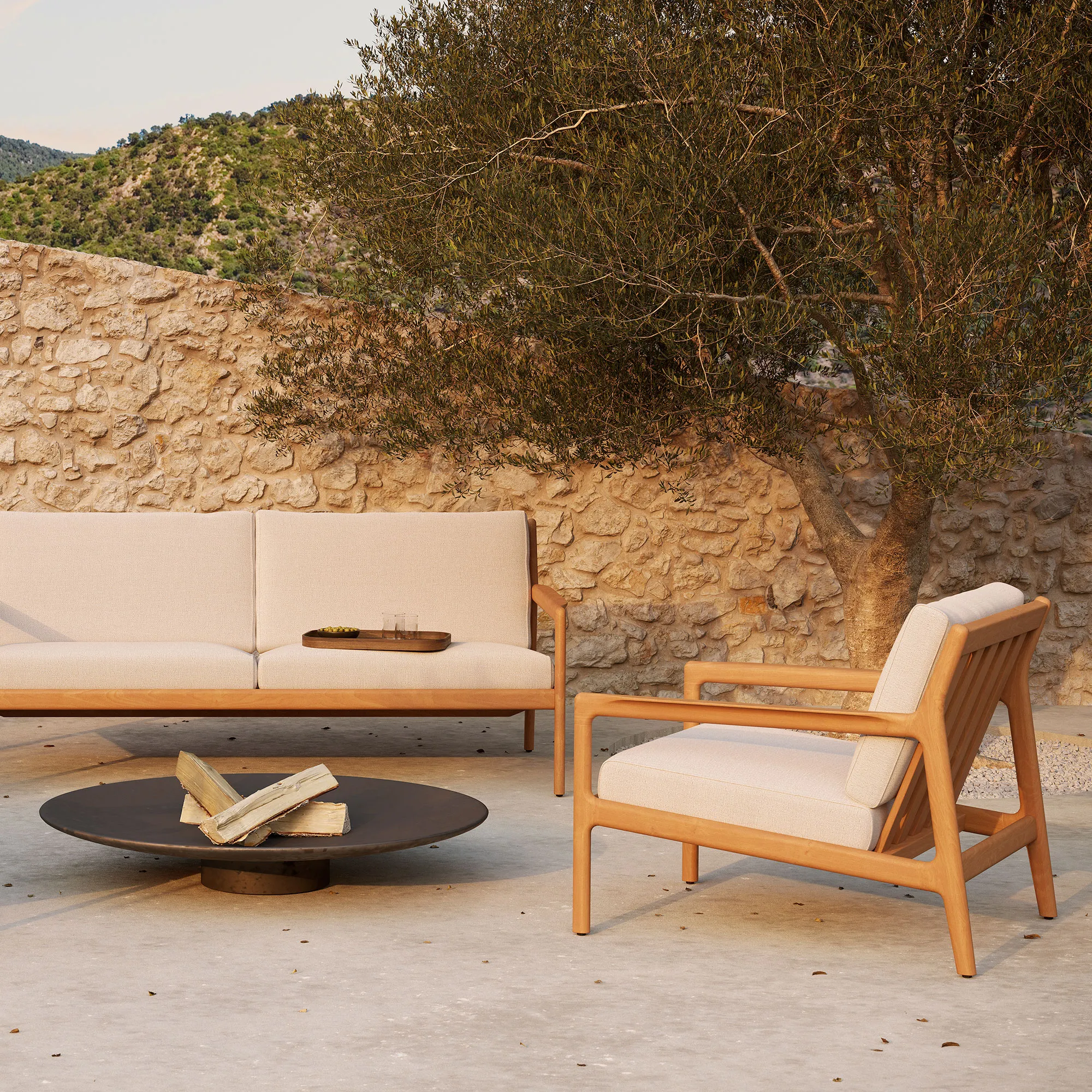 Jack Outdoor Lounge Chair Teak
