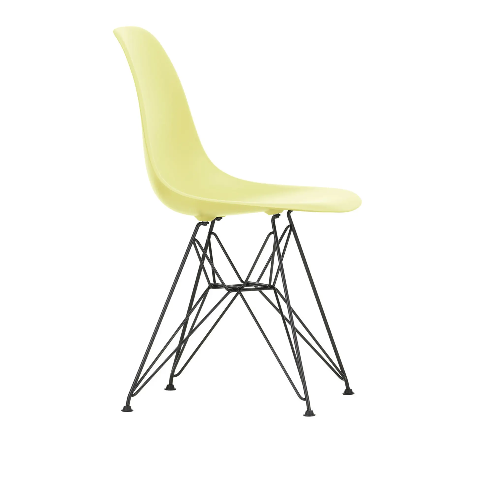 Eames RE Plastic Chair DSR stol Basic Dark