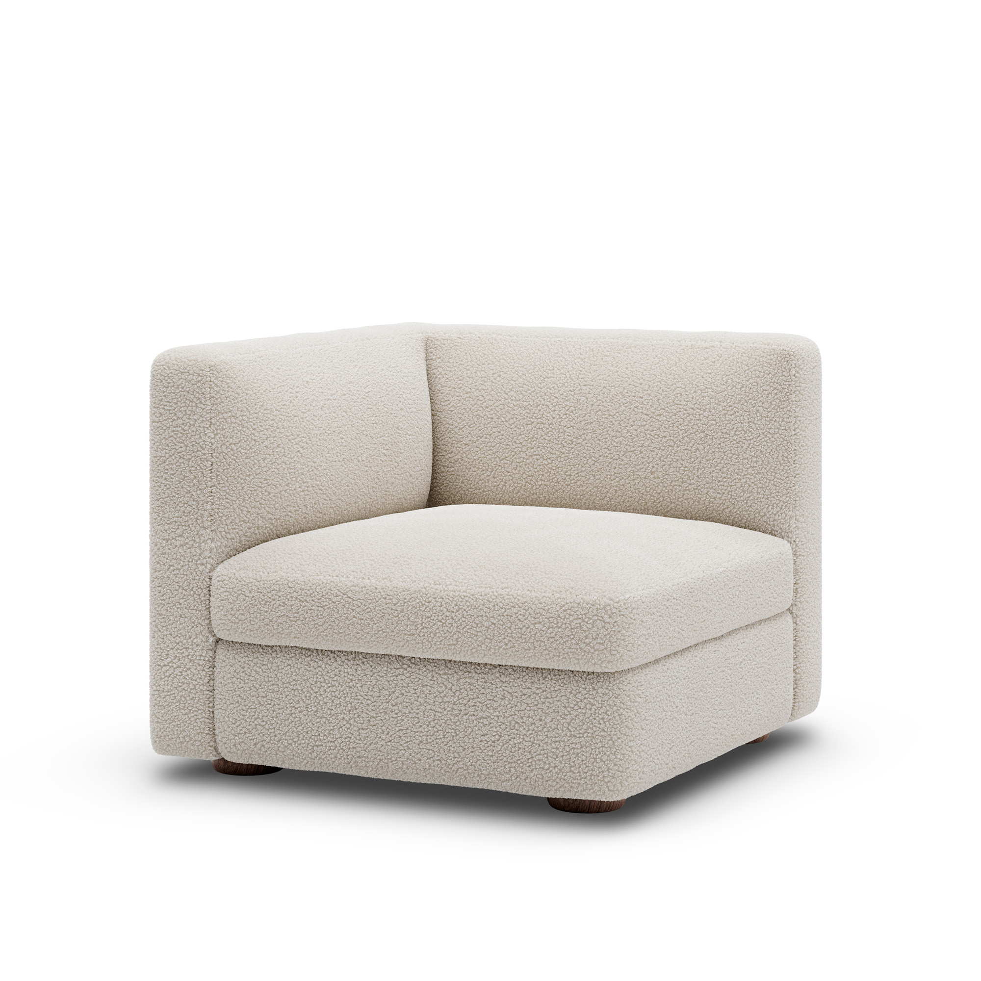 New Works - Coda Corner - Module 20 - Fabric Category C - Drake 2 Spacedust - Modulsoffor & Hörnsoffor - John Astbury - Trä/Textilmaterial