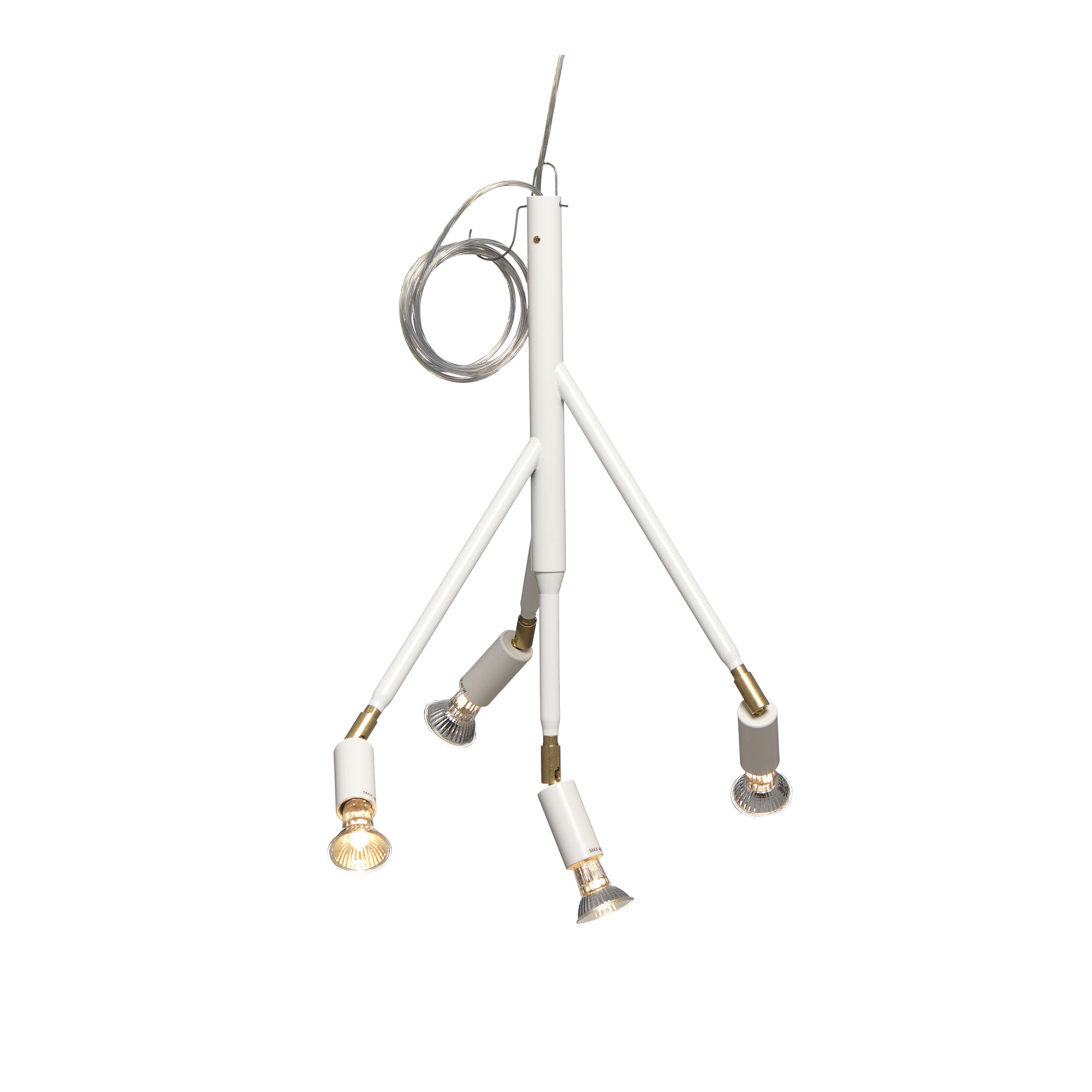 Örsjö Belysning - Kvist Taklampa, Vit struktur, 4 armar - Takkronor - Jonas Bohlin - Vit | Belysning - Taklampor - Takkronor | Möbelexperten