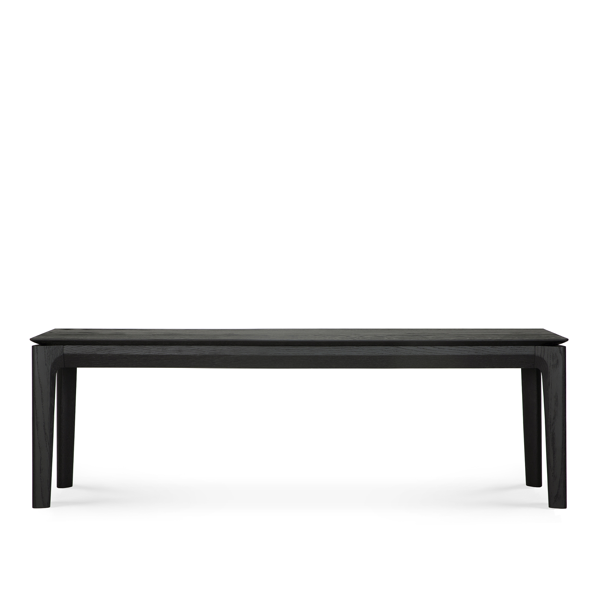 Ethnicraft - Bok Bench Black 146 cm - TV-b&auml;nkar - Alain Van Havre - Svart - Tr&auml;