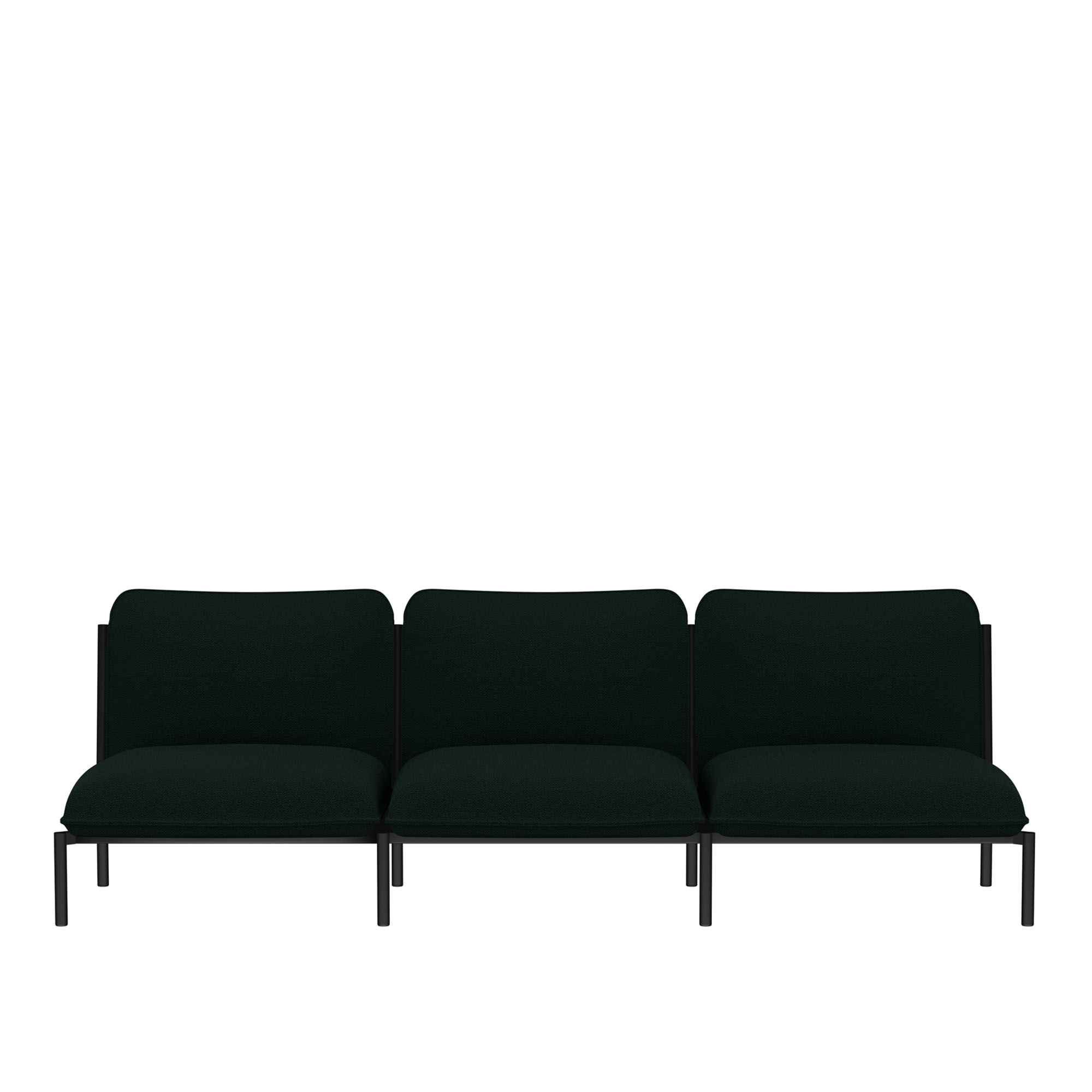 HEM - Kumo 3-seater Sofa - Pine - Soffor - Anderssen & Voll - Grön - Metall/Syntetiskt/Skum/Ull