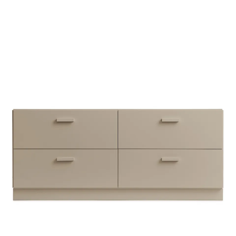 Relief Chest of Drawers Low Plinth