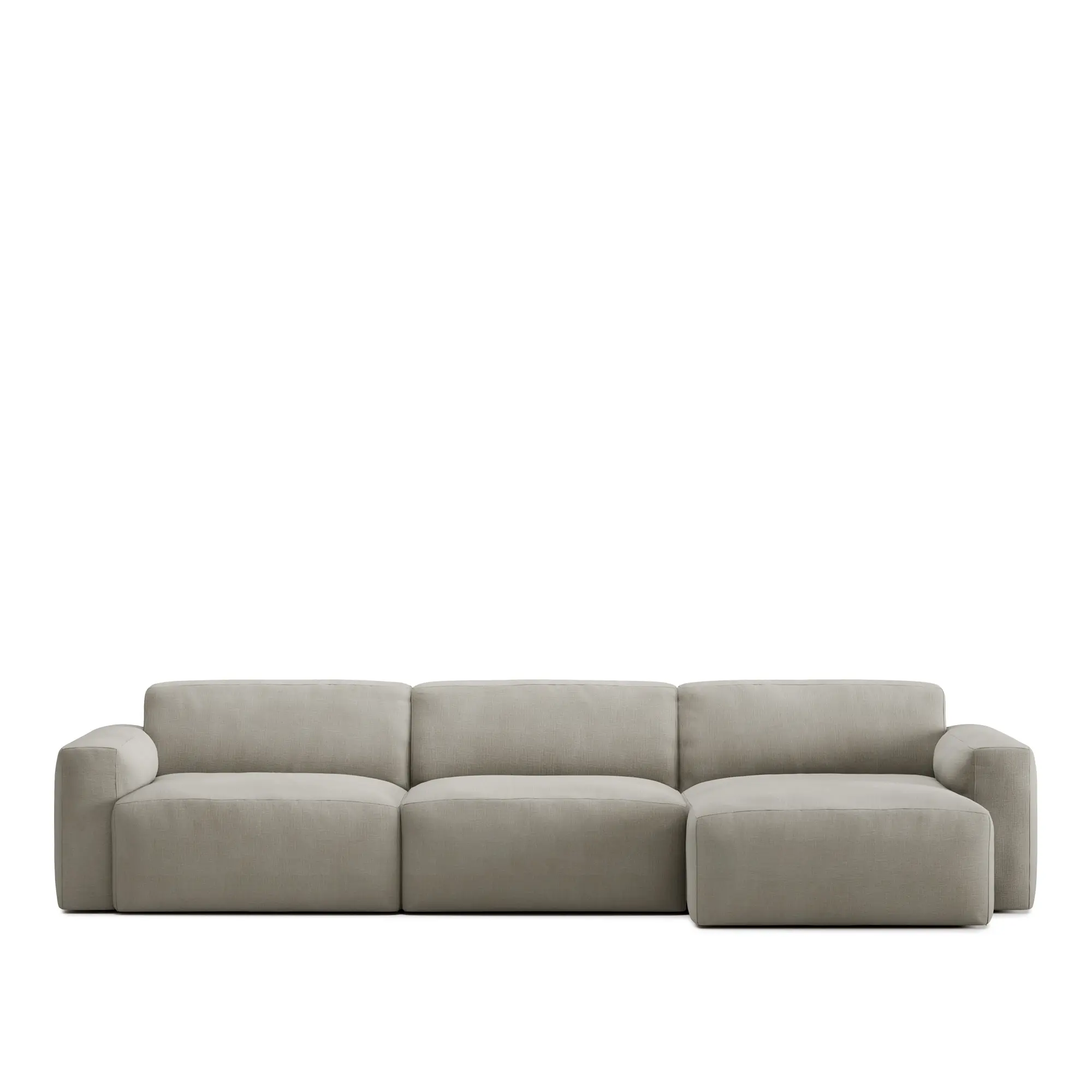 Brick 3-Seater Chaise Lounge Right