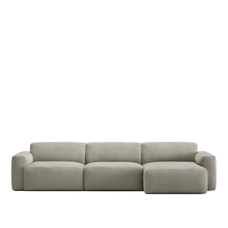 Brick 3-Seater Chaise Lounge Right