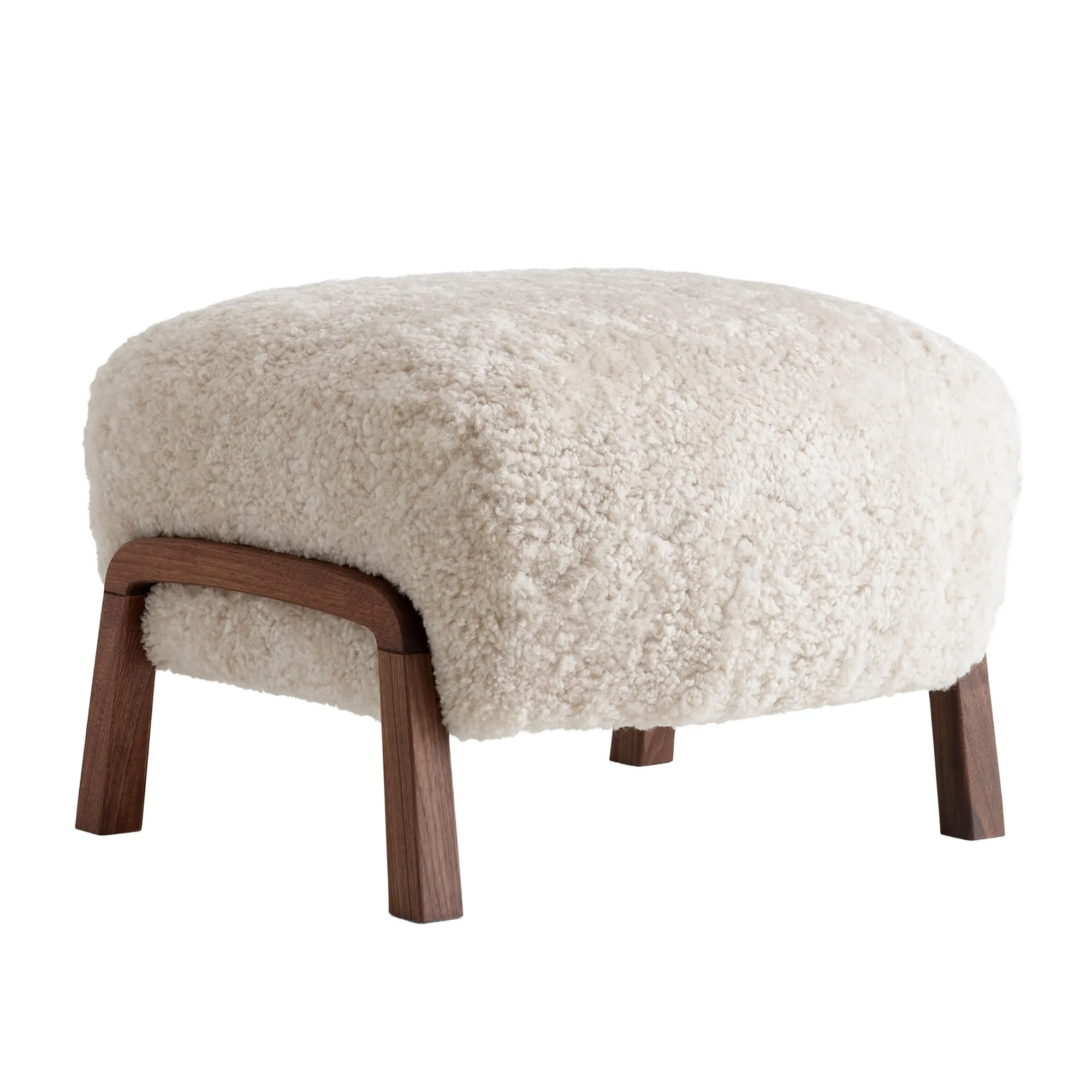 Wulff Pouf ATD3 Walnut