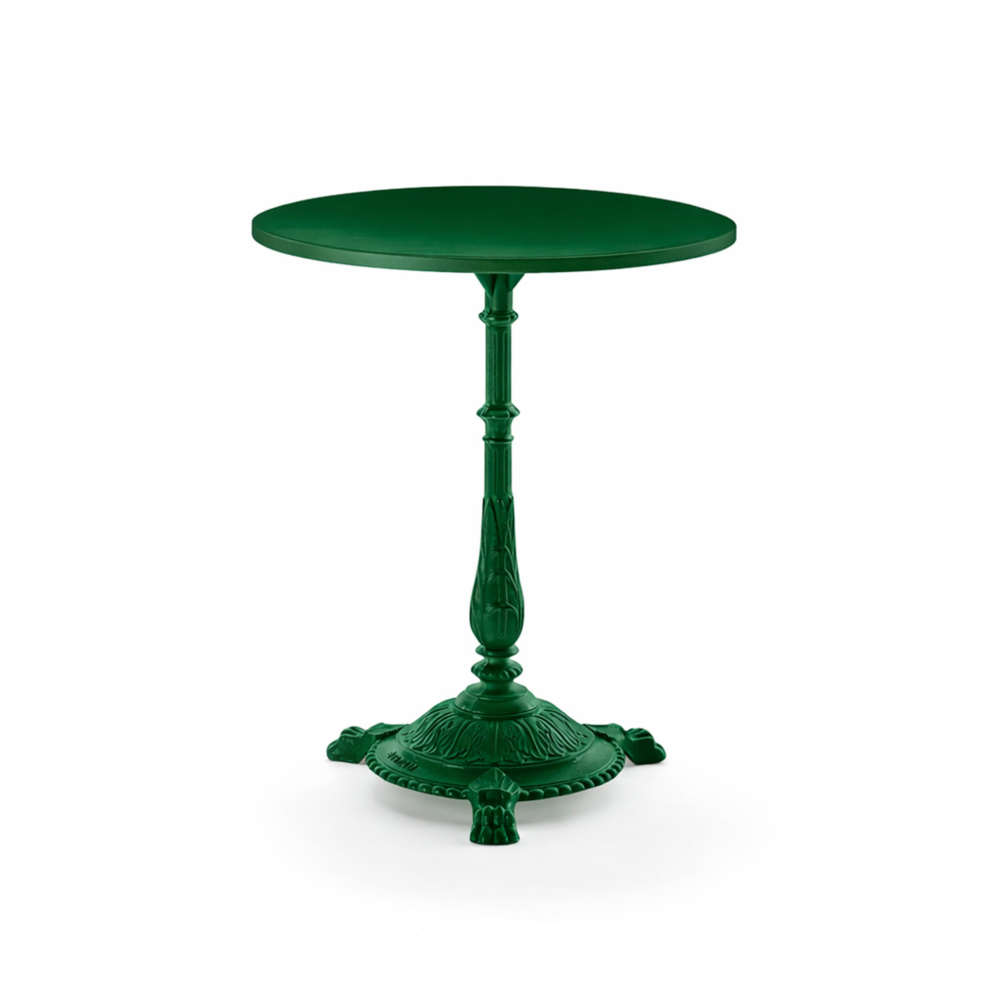 Byarums Bruk - Bord Classic Caf&eacute; &Oslash;55 cm 3-tass &ndash; Gr&ouml;n gjuten/Gr&ouml;nlackerad Aluminium - Matbord utomhus - Metall