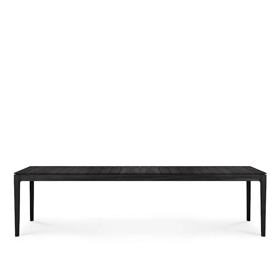 Bok Outdoor Dining Table Black Teak