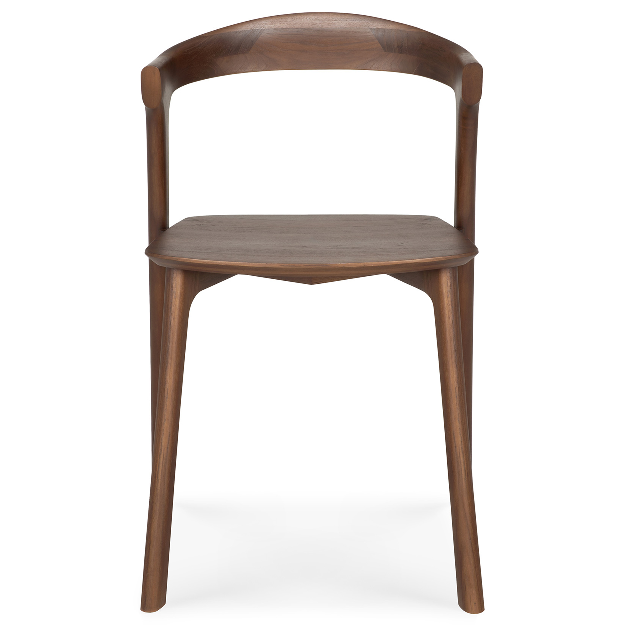 Ethnicraft - Bok Dining Chair Solid Brown Varnished Teak - Matstolar - Alain Van Havre - Brun - Trä | Möbler - Stolar Och Pallar - Matstolar | Möbelexperten