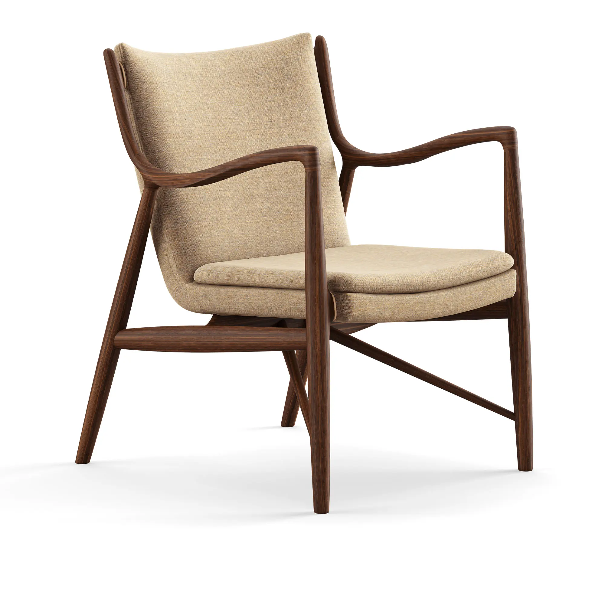 45 fåtölj Walnut
