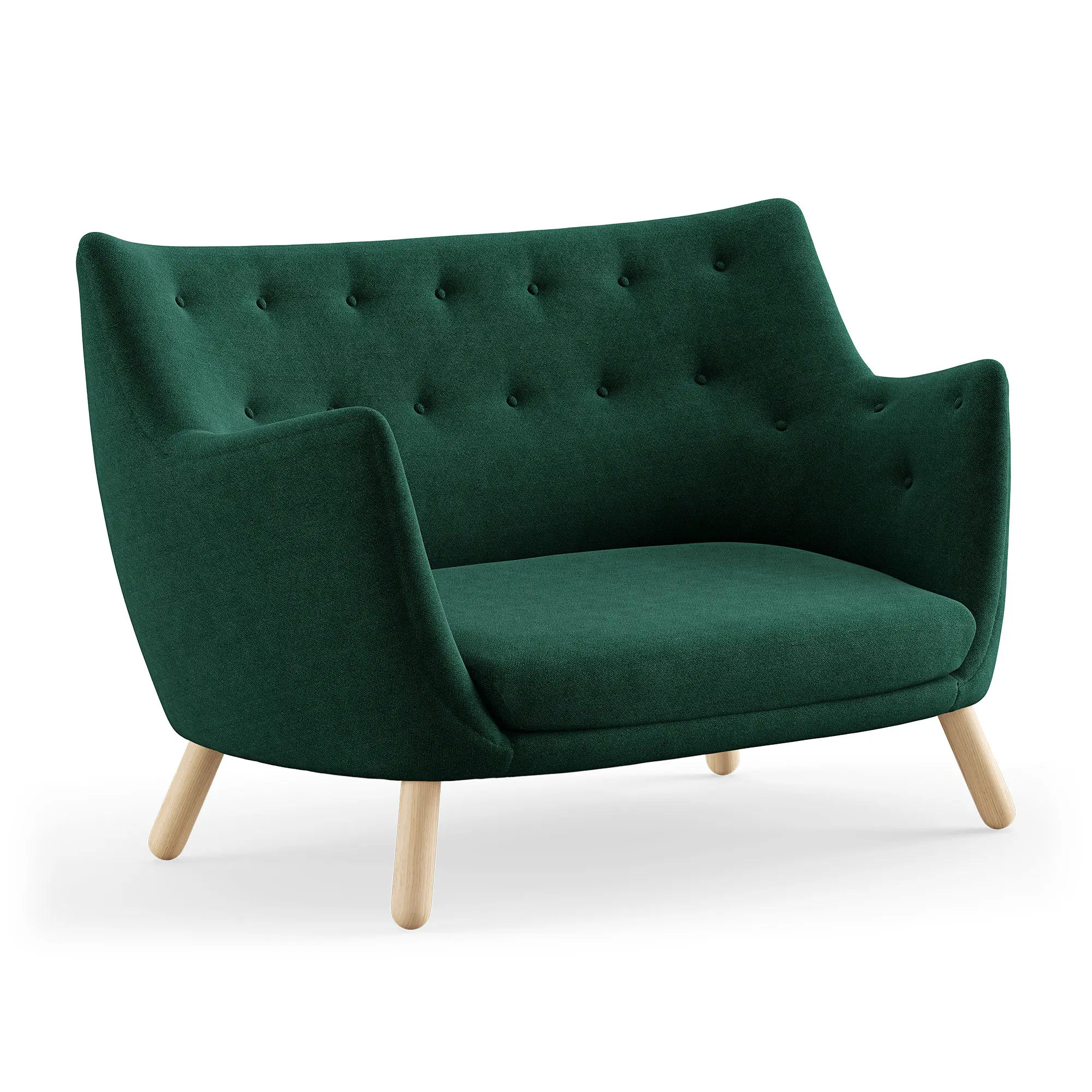Poet sofa Light oiled oak