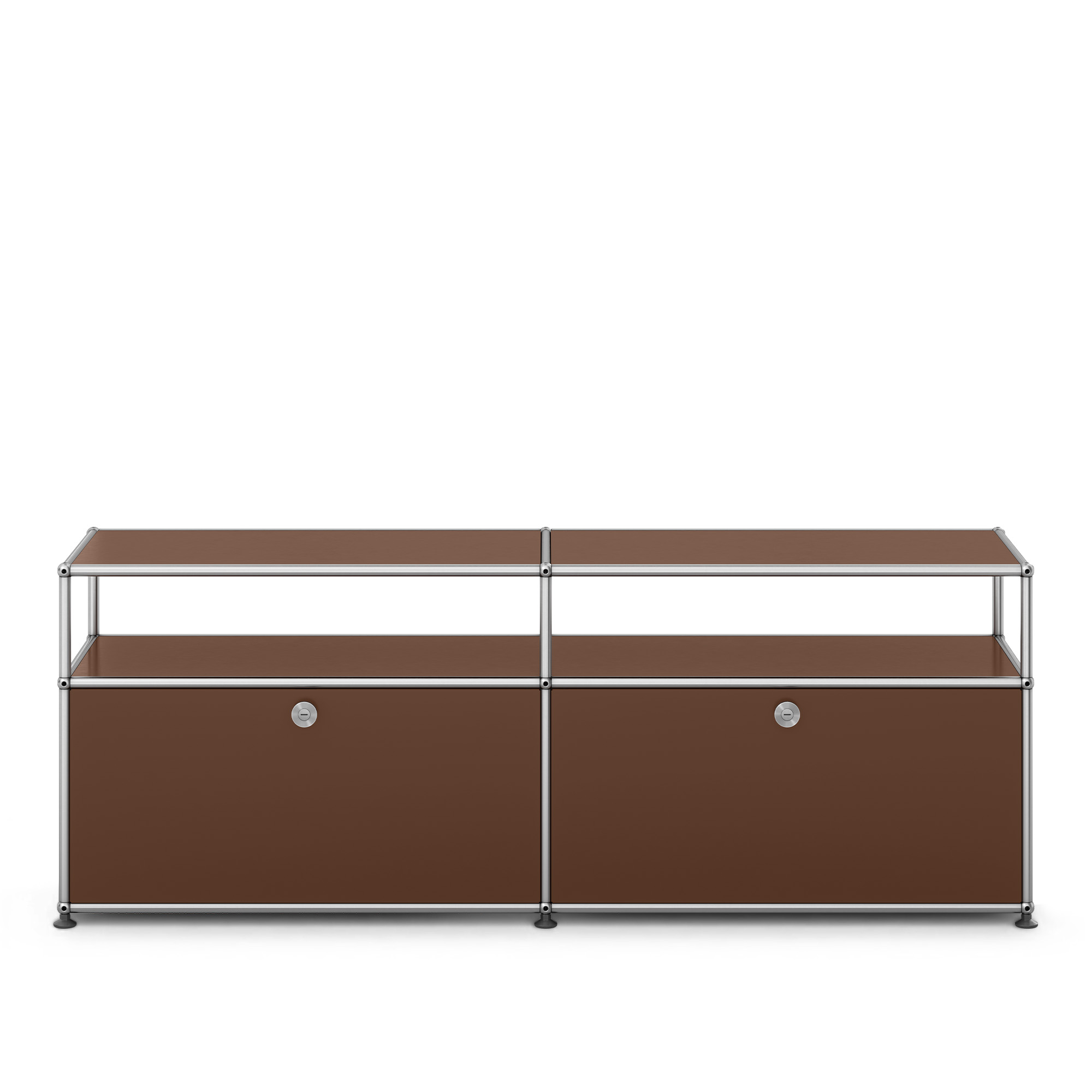 USM - USM Haller O2 USM Brown - TV-b&auml;nkar - Fritz Haller & Paul Sch&auml;rer - Brun - Metall