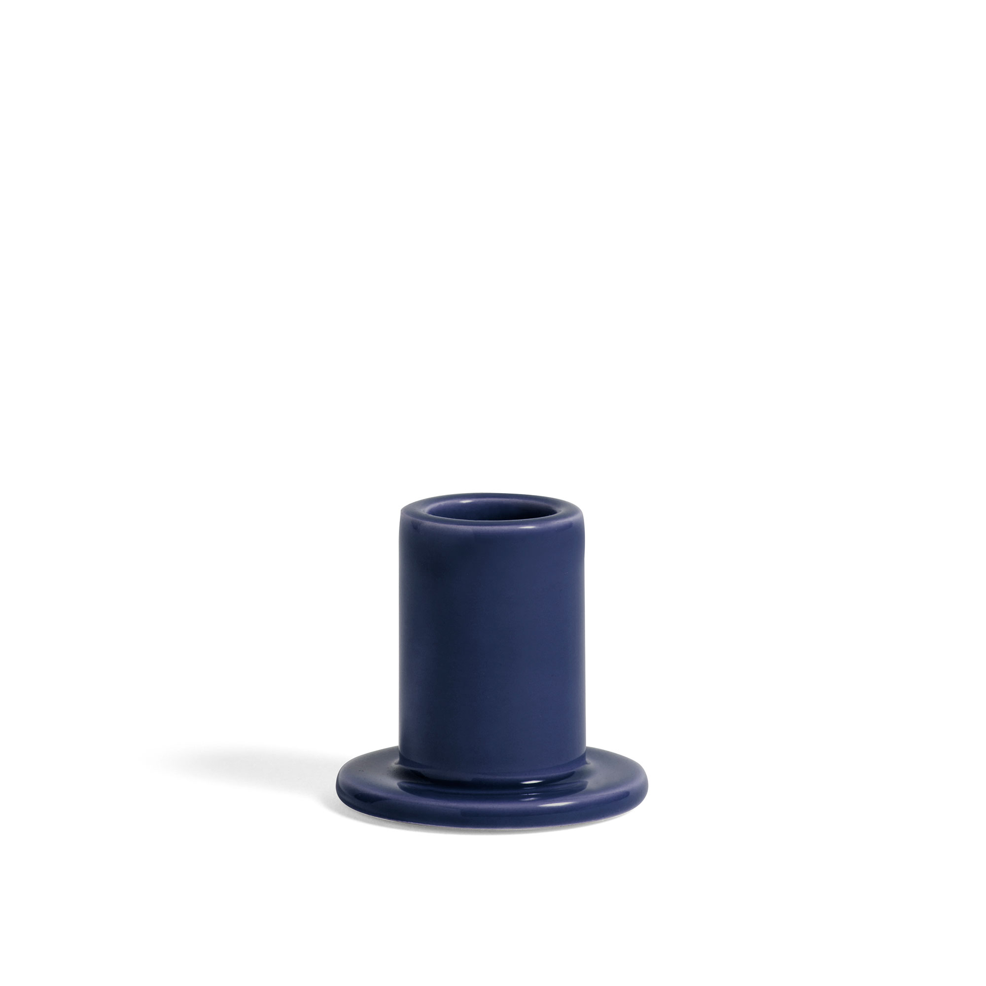 HAY - Tube Candleholder Small Midnight Blue - Ljusstakar & ljuslyktor - Blå