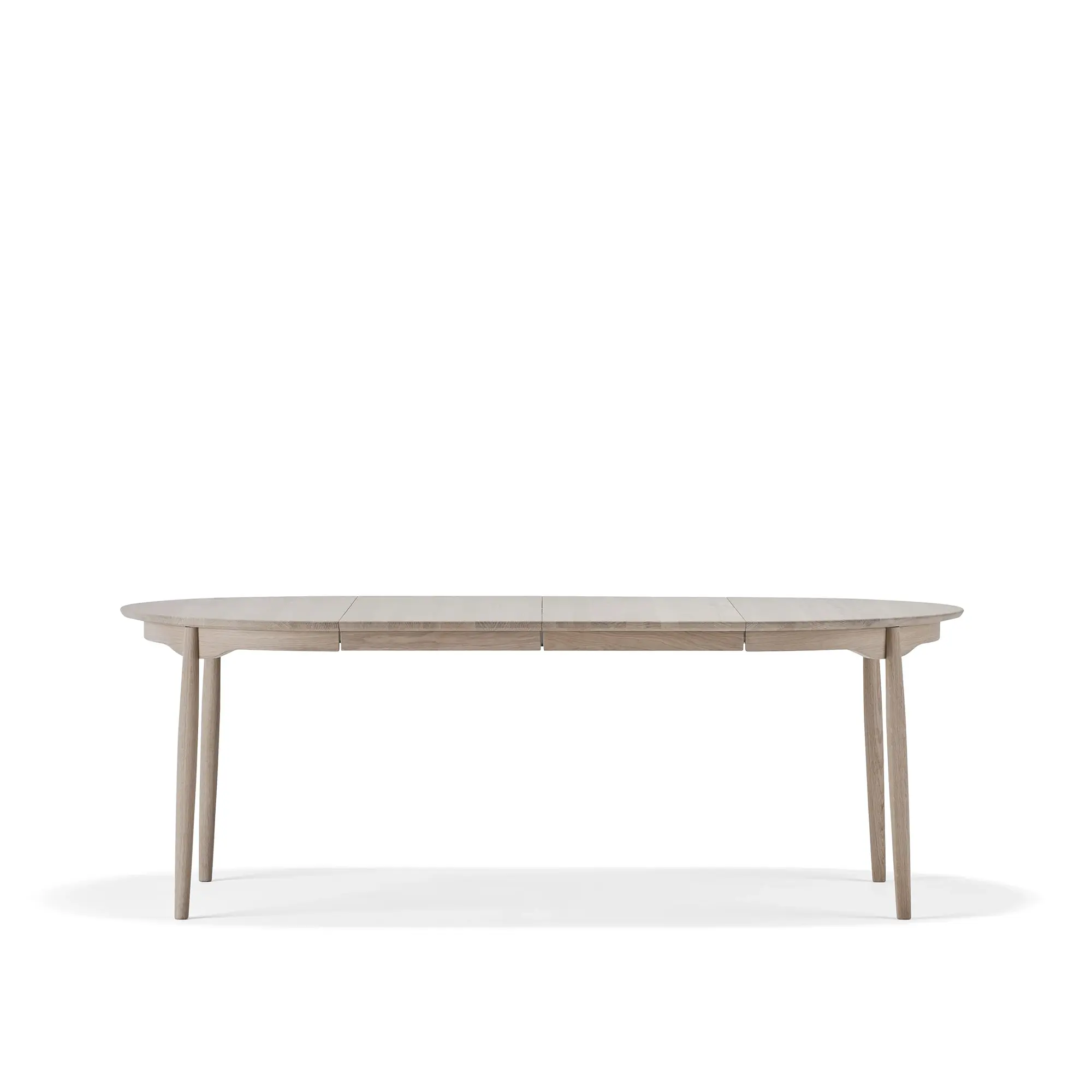 Carl spisebord Ø115 cm med ileggsplate
