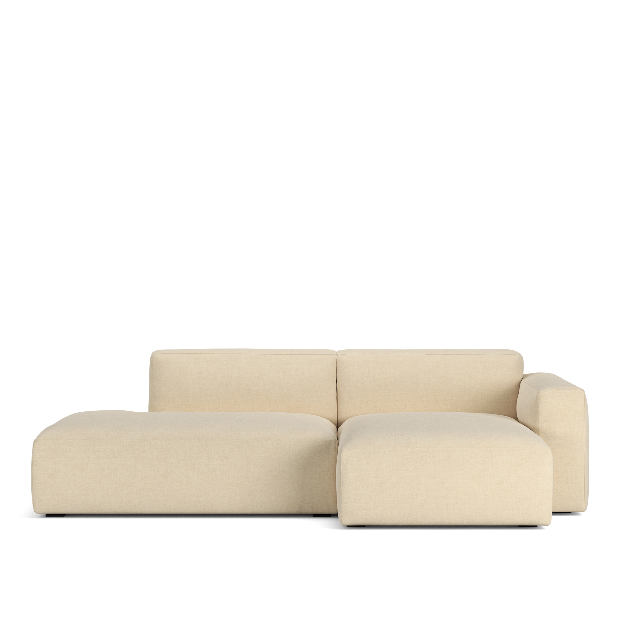 NOGA - Brick 2-Seater Chaise Lounge Open End Left Sienna 101 Removable Upholstery - Soffor