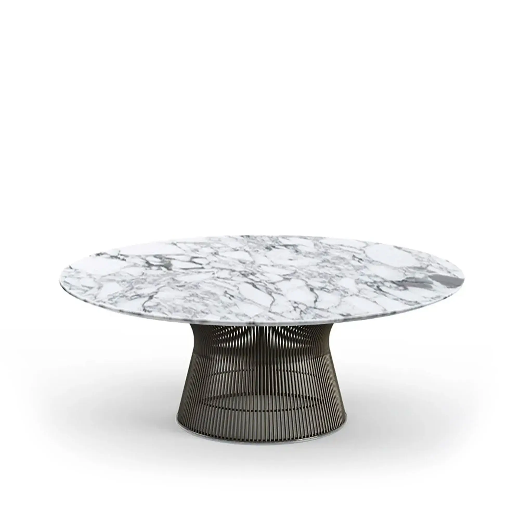 Platner soffbord Ø 107 cm Brons Metallic