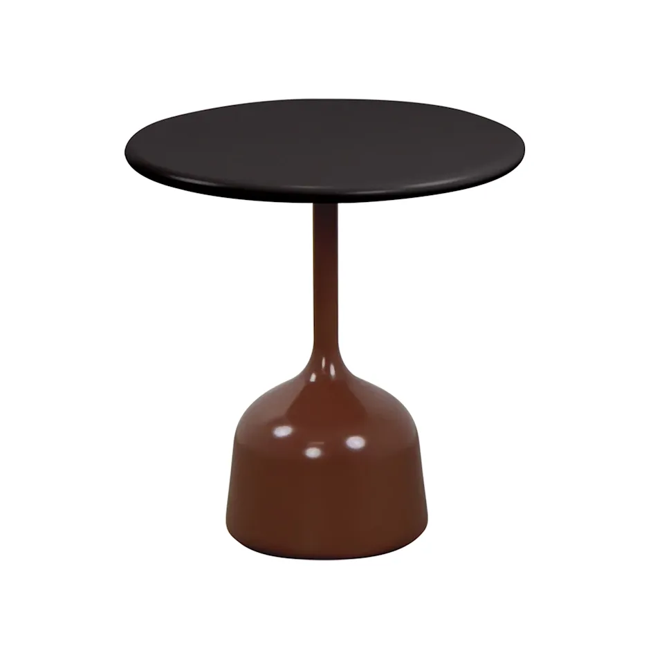 Glaze soffbord liten Desert Red