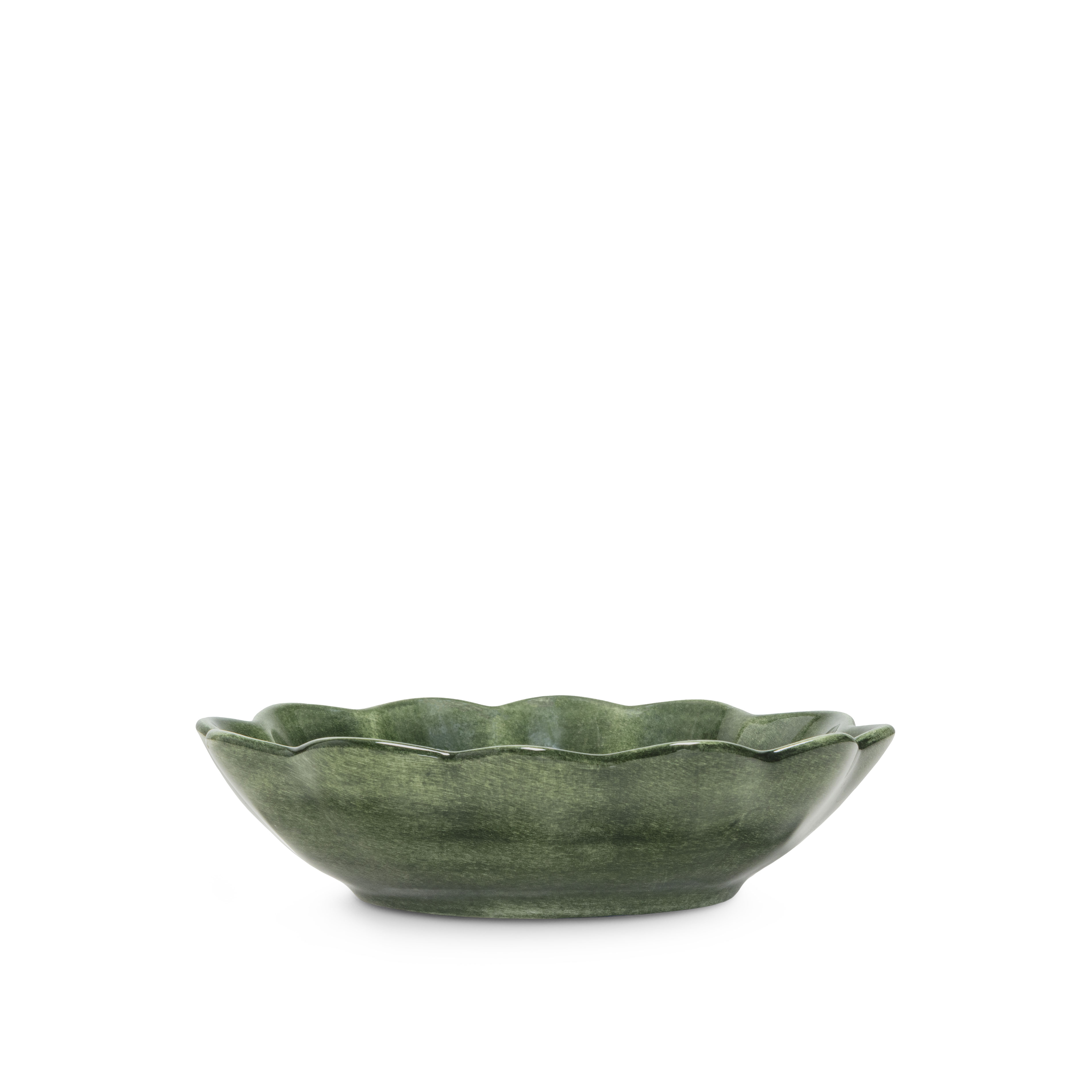 Mateus - Oyster sk&aring;l 18x16 cm forest green - Serveringssk&aring;lar - Keramik