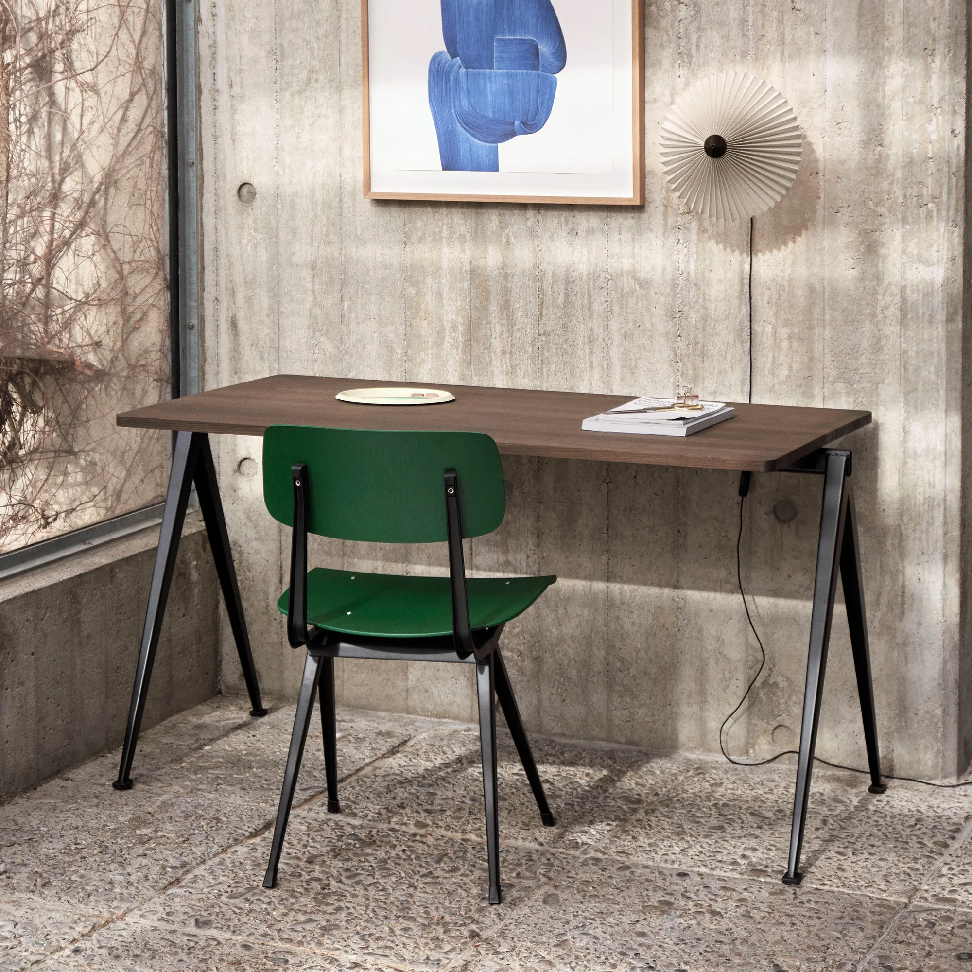 Pyramid bord 01 75 x 140 cm Black