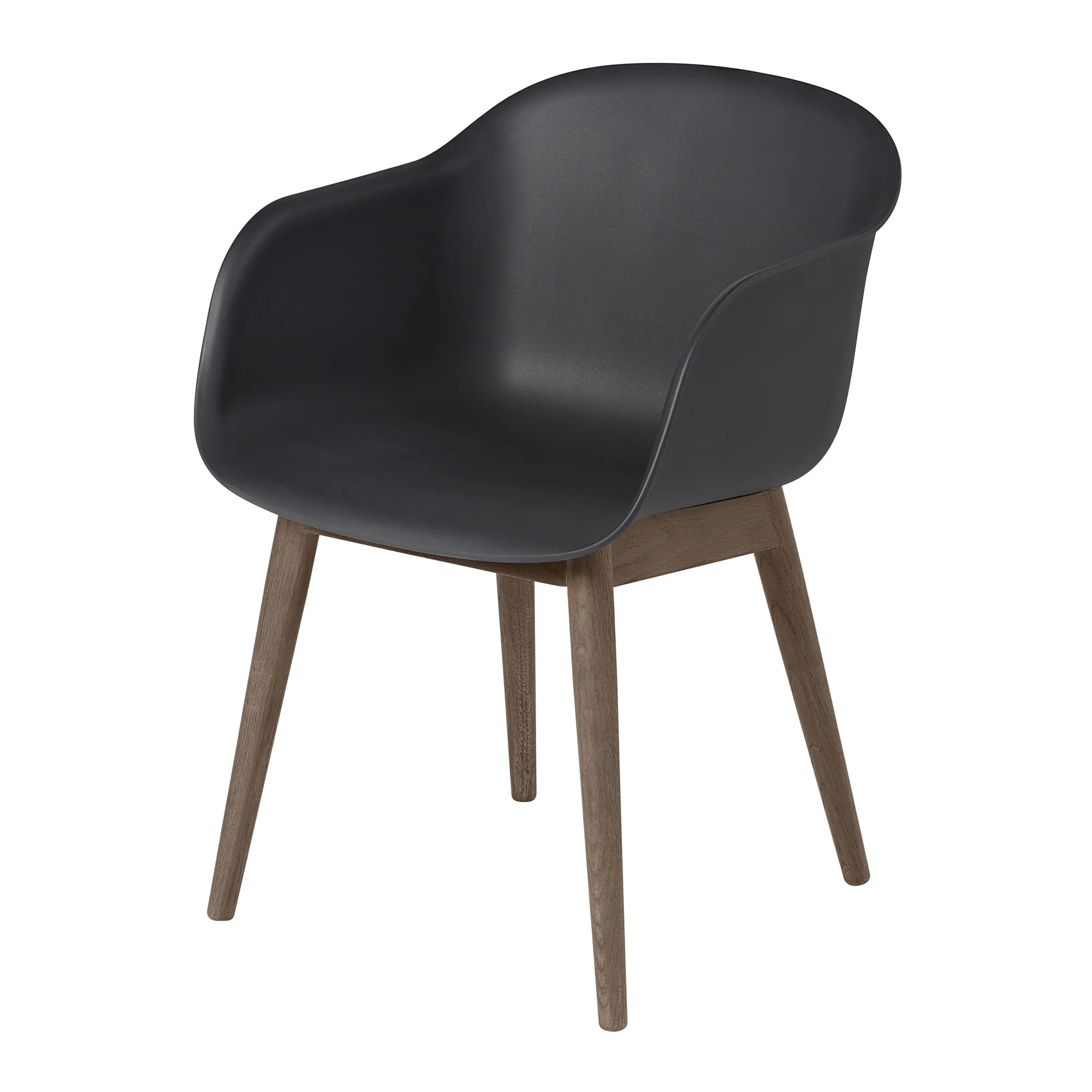 Fiber Armchair - Wood Base