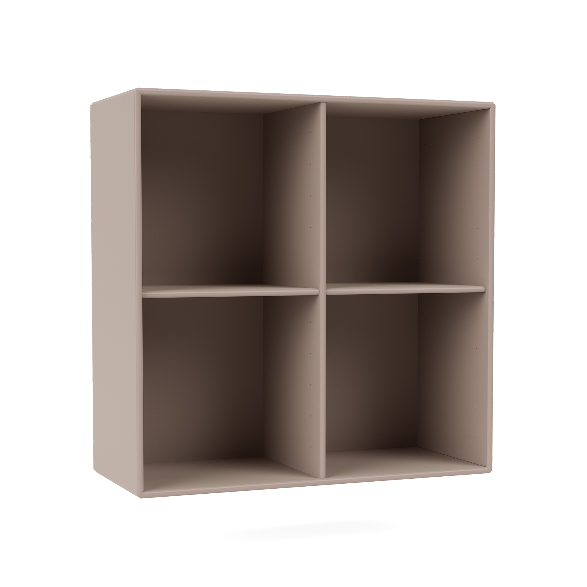 Montana - Show Bookcase, Suspension Rail - Mushroom - Hyllor - Peter J. Lassen - Beige - MDF | Möbler - Förvaring Och Hyllor - Hyllor | Möbelexperten