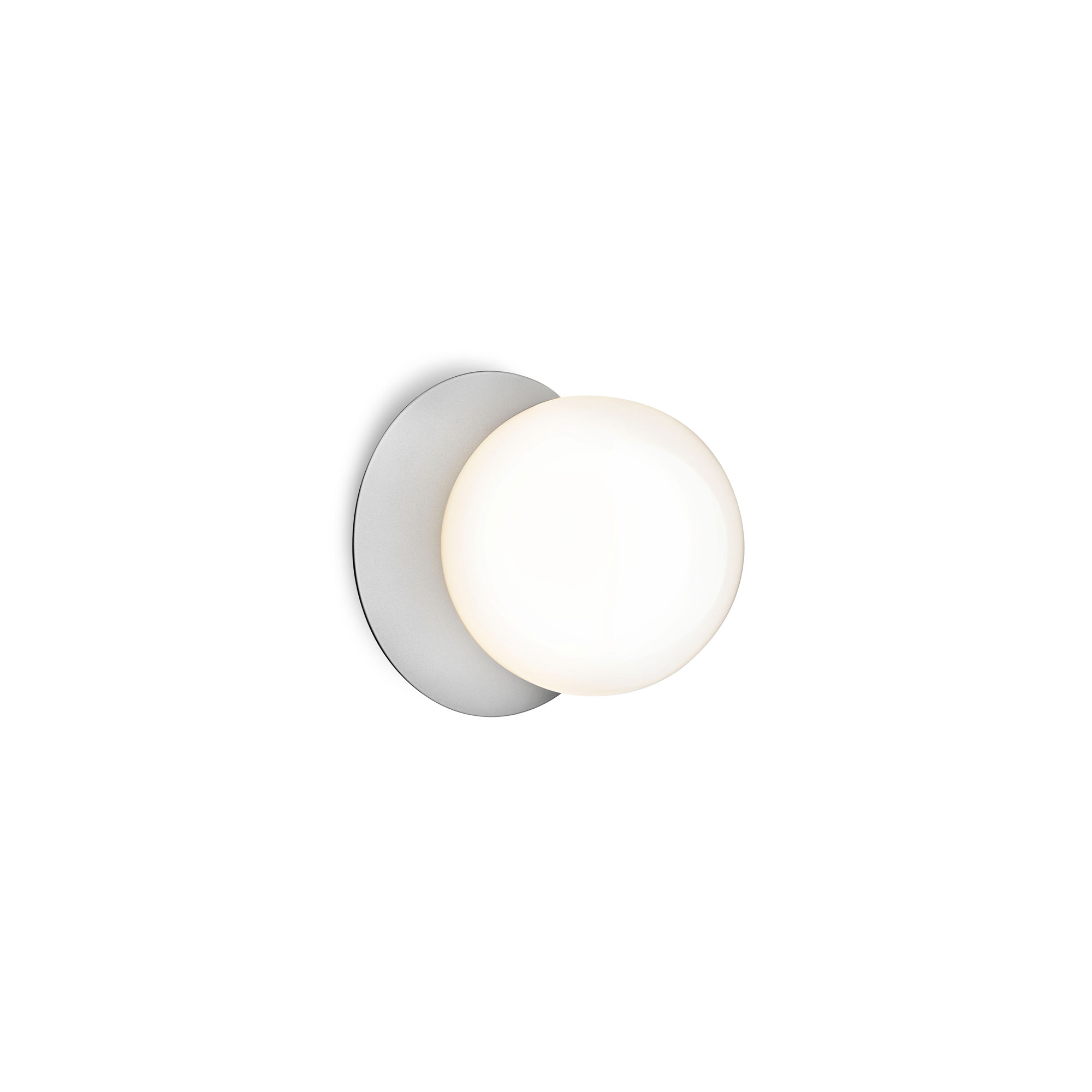 Nuura - Liila 1 Light Silver/Opal White - Vägglampor - Sofie Refer - Silver