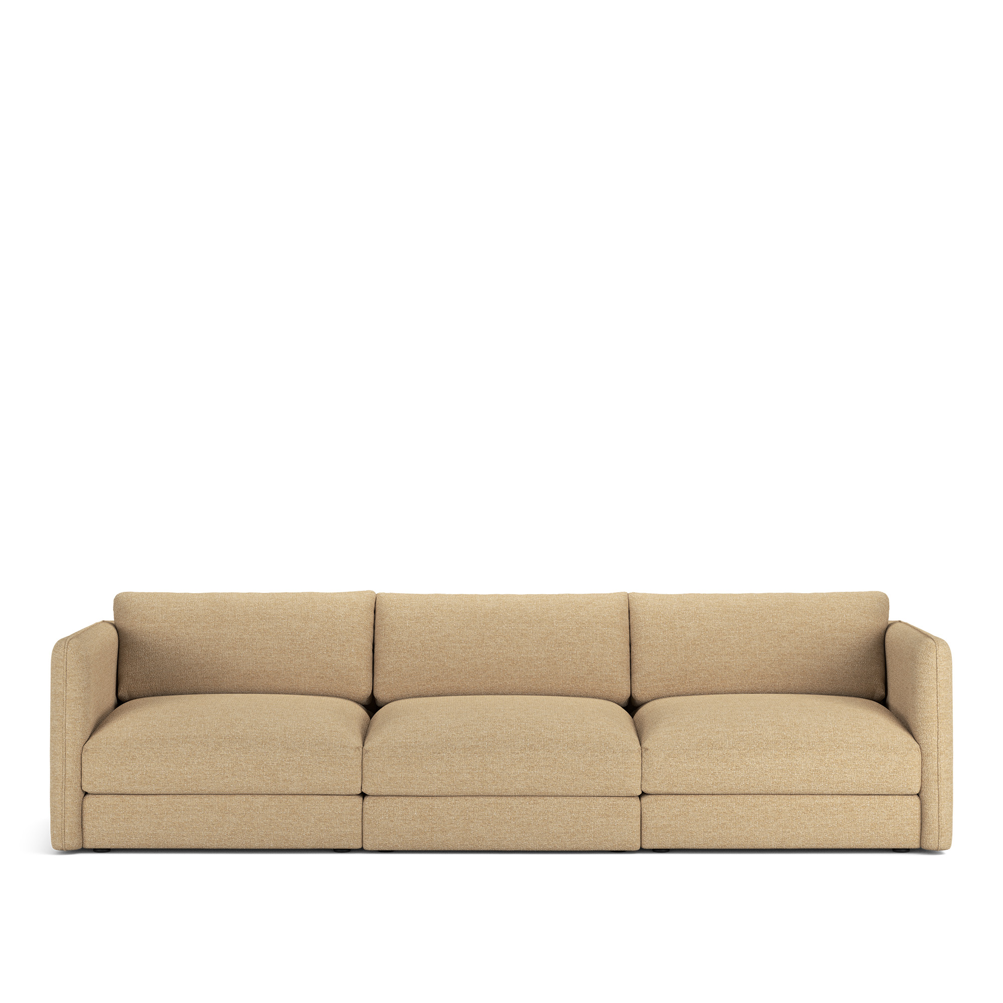 NOGA - Pavarotti 3-Seater, Fixed Cover, Cushion Variant 03, Lucinasco 03 - Soffor - Beige