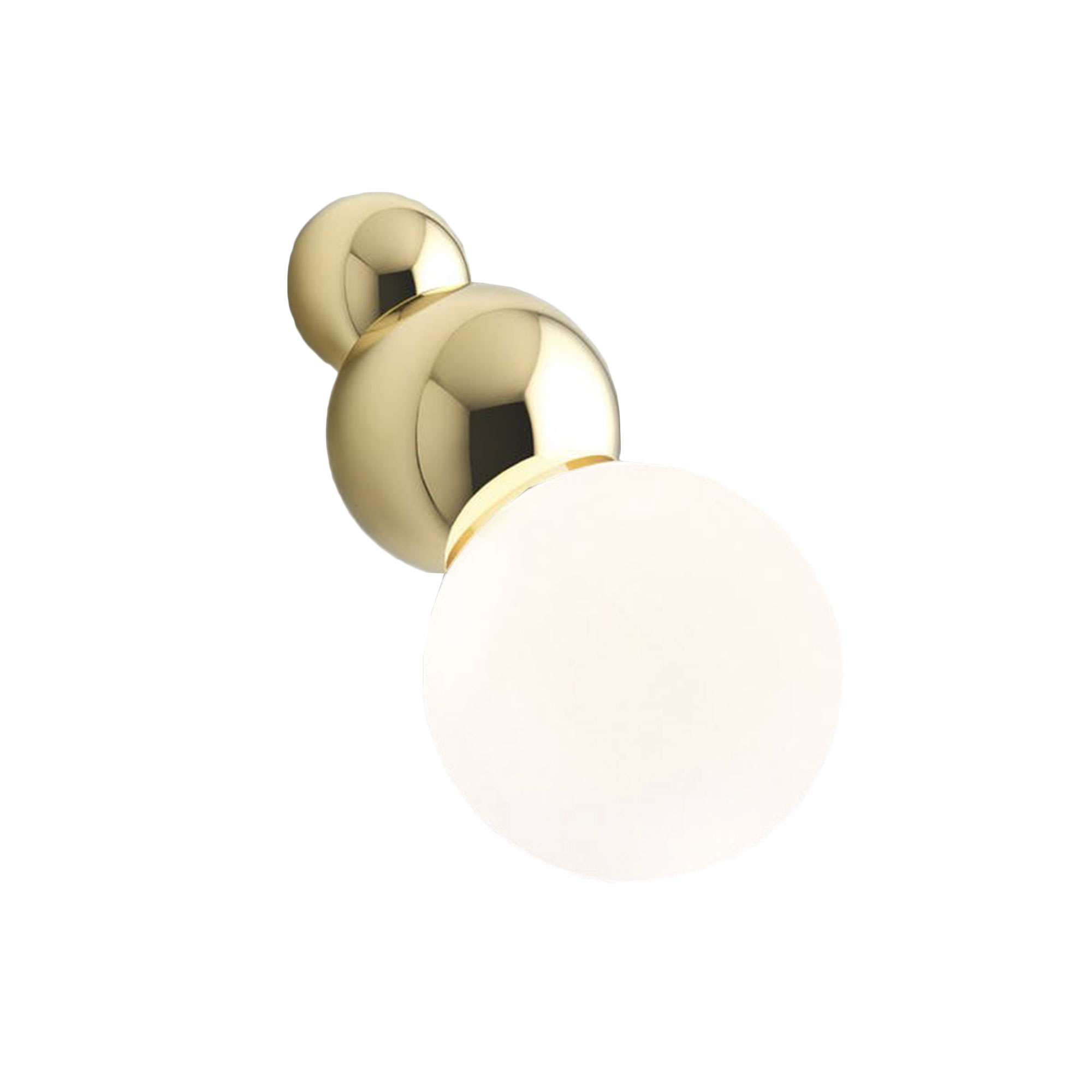 Michael Anastassiades - Ball Light Wall Large Mounted Polished Brass - Vägglampor - Michael Anastassiades - Guld