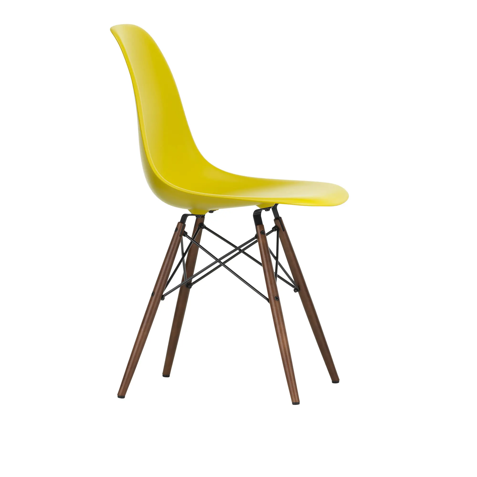 Eames RE Plastic Chair DSW stol Dark Maple