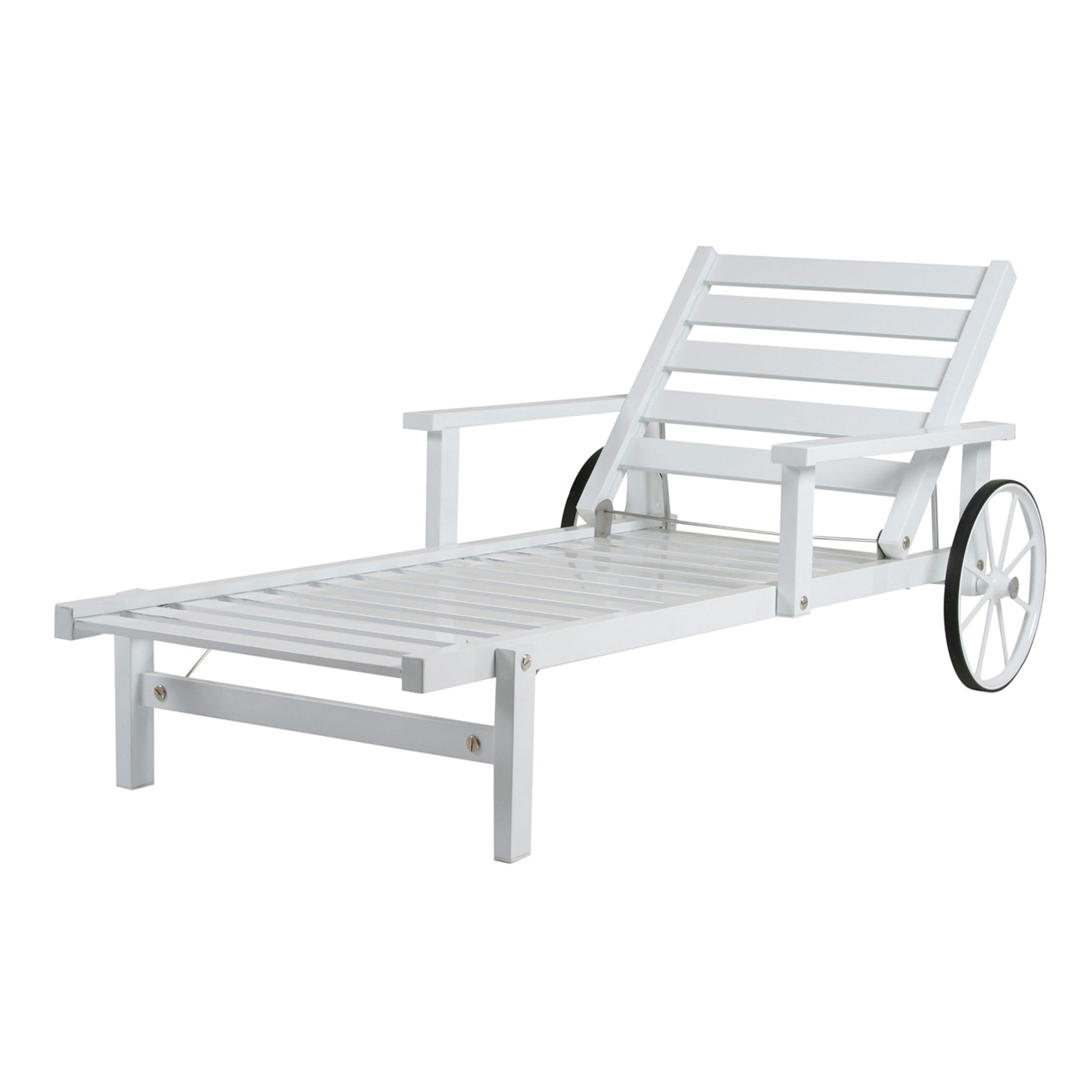 Fri Form - Liggvagn Aluminium Vit - Solstolar & solsängar - Elsa Stackelberg - Metall