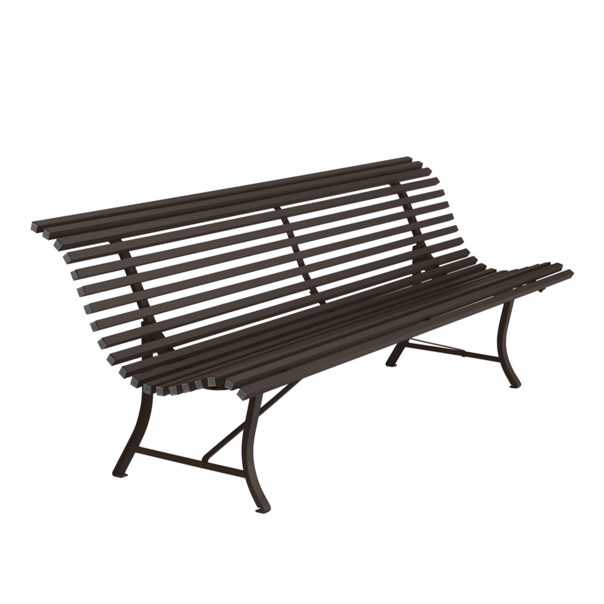 Fermob - Louisiane Bench 200 Cm, Tonka - Trädgårdsbänkar | Utemöbler - Utestolar - Trädgårdsbänkar | Möbelexperten