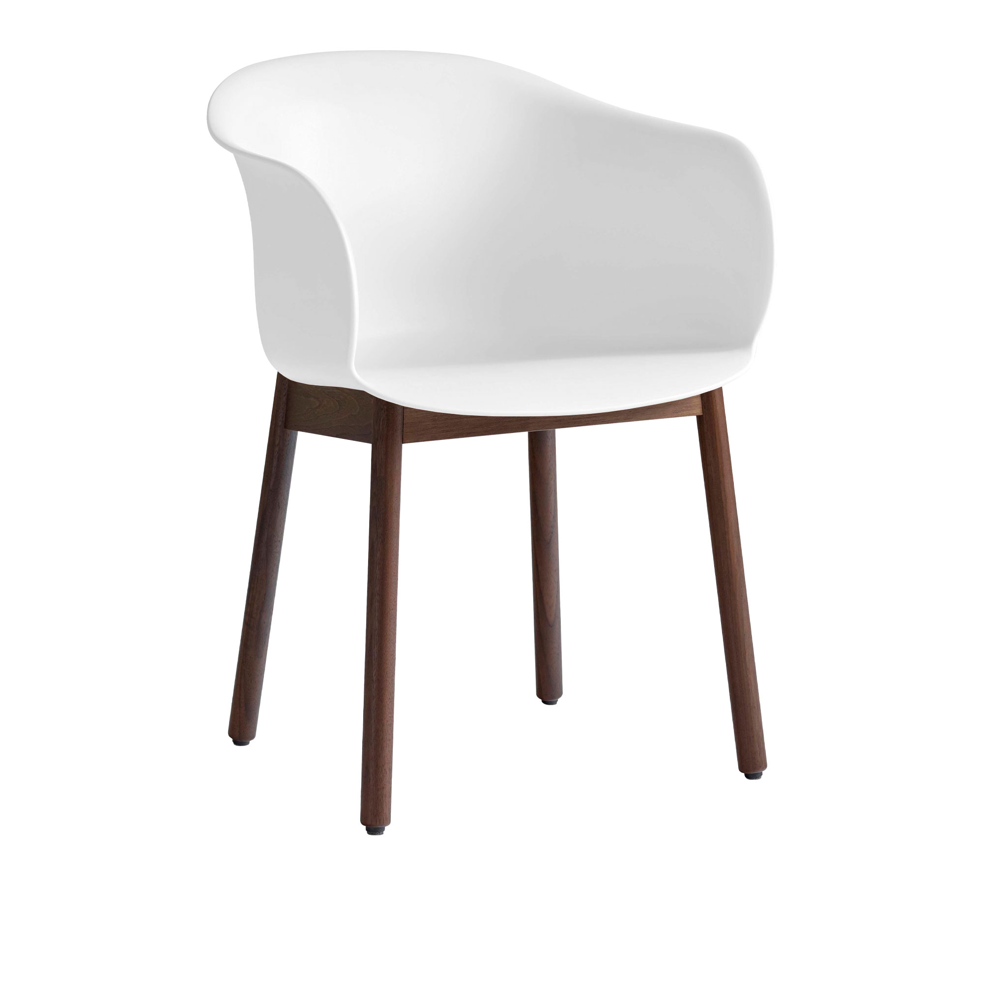 &Tradition - Elefy JH30 - White/Walnut - Matstolar - Jaime Hayón - Vit - Trä/Plast