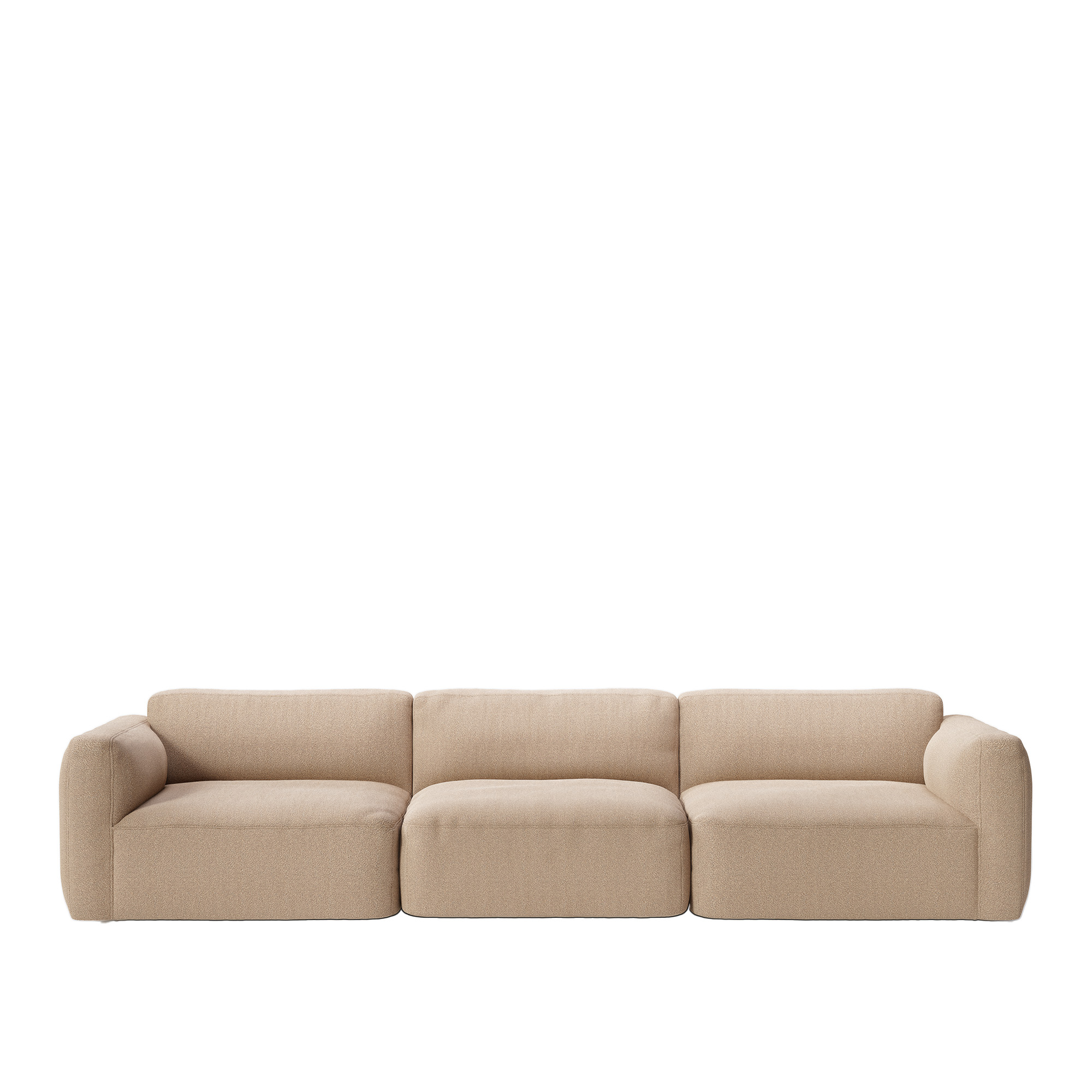 &Tradition - Develius Mellow Configuration D - Karakorum 003 Duna - Soffor - Edward van Vliet - Vit - Metall/Trä/Syntetiskt/Skum | Möbler - Soffor Och Dagbäddar - Soffor | Möbelexperten