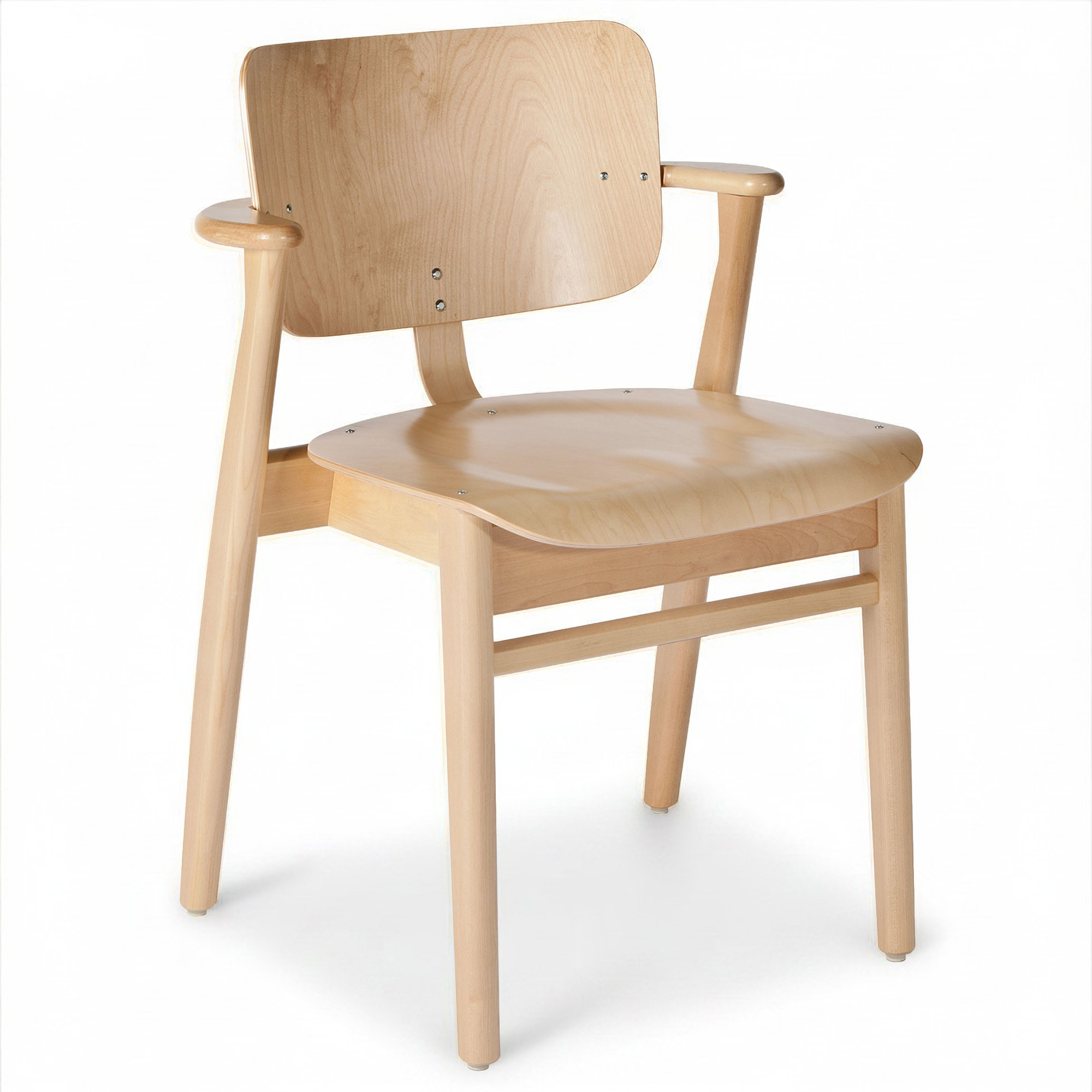 Artek - Domus Chair, Klarlackad bj&ouml;rk - Matstolar - Ilmari Tapiovaara - Tr&auml;f&auml;rgad - Tr&auml;