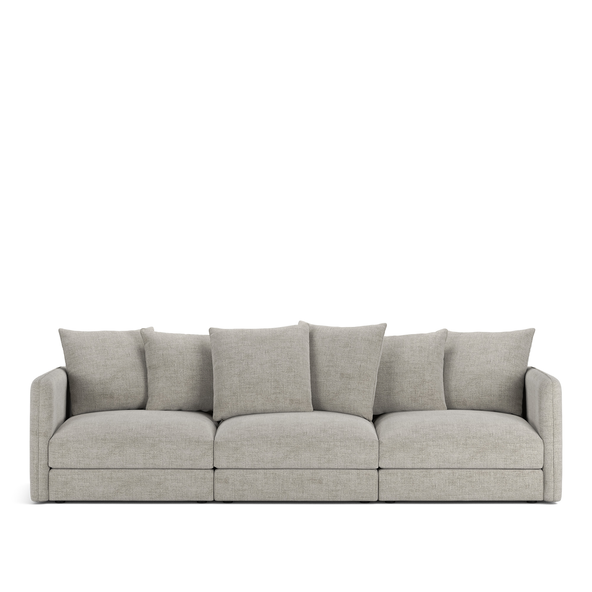 NOGA - Pavarotti 3-Seater, Fixed Cover, Cushion Variant 01, Sienna 103 - Soffor - Gr&aring;