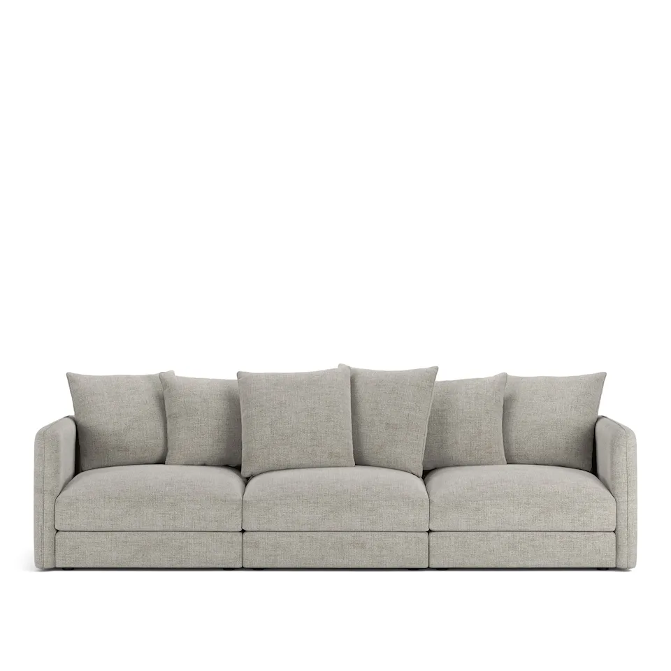 Pavarotti 3-Seater, Fixed Cover, Cushion Variant 01, Sienna 103