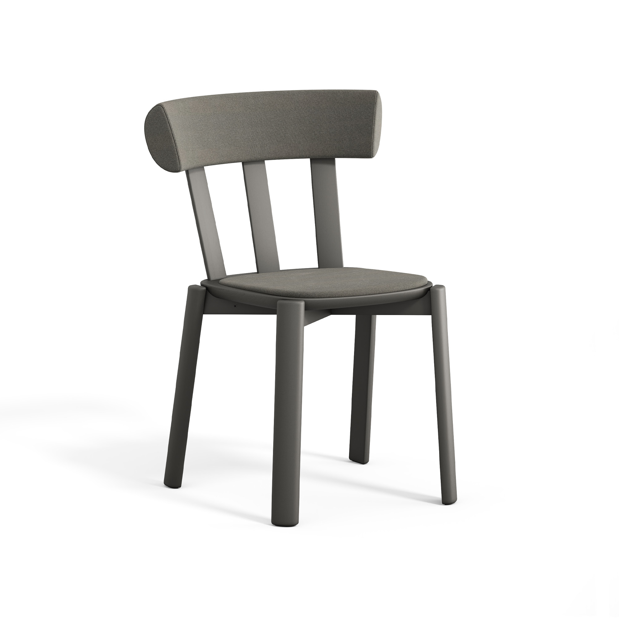 Stolab - Alt Stol Klädd Björk, Mörkgrå 62, Hallingdal 65-153 Dark Grey - Matstolar - Form Us With Love - Grå - Trä