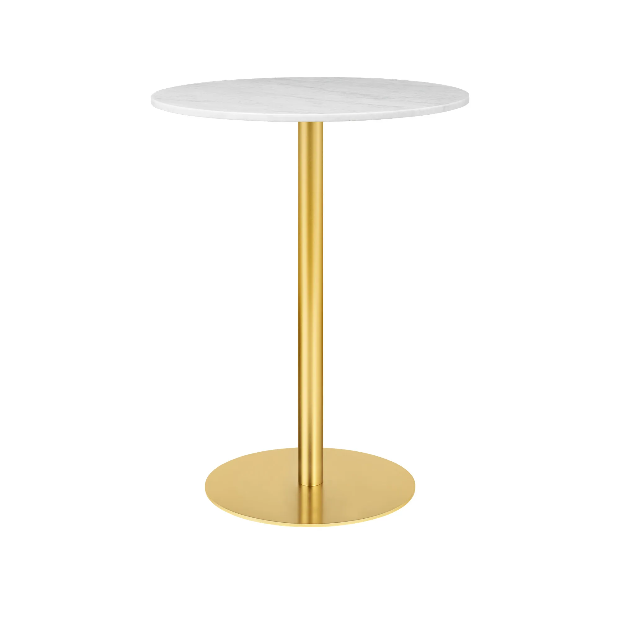GUBI 1.0 barbord Ø80 cm mässing