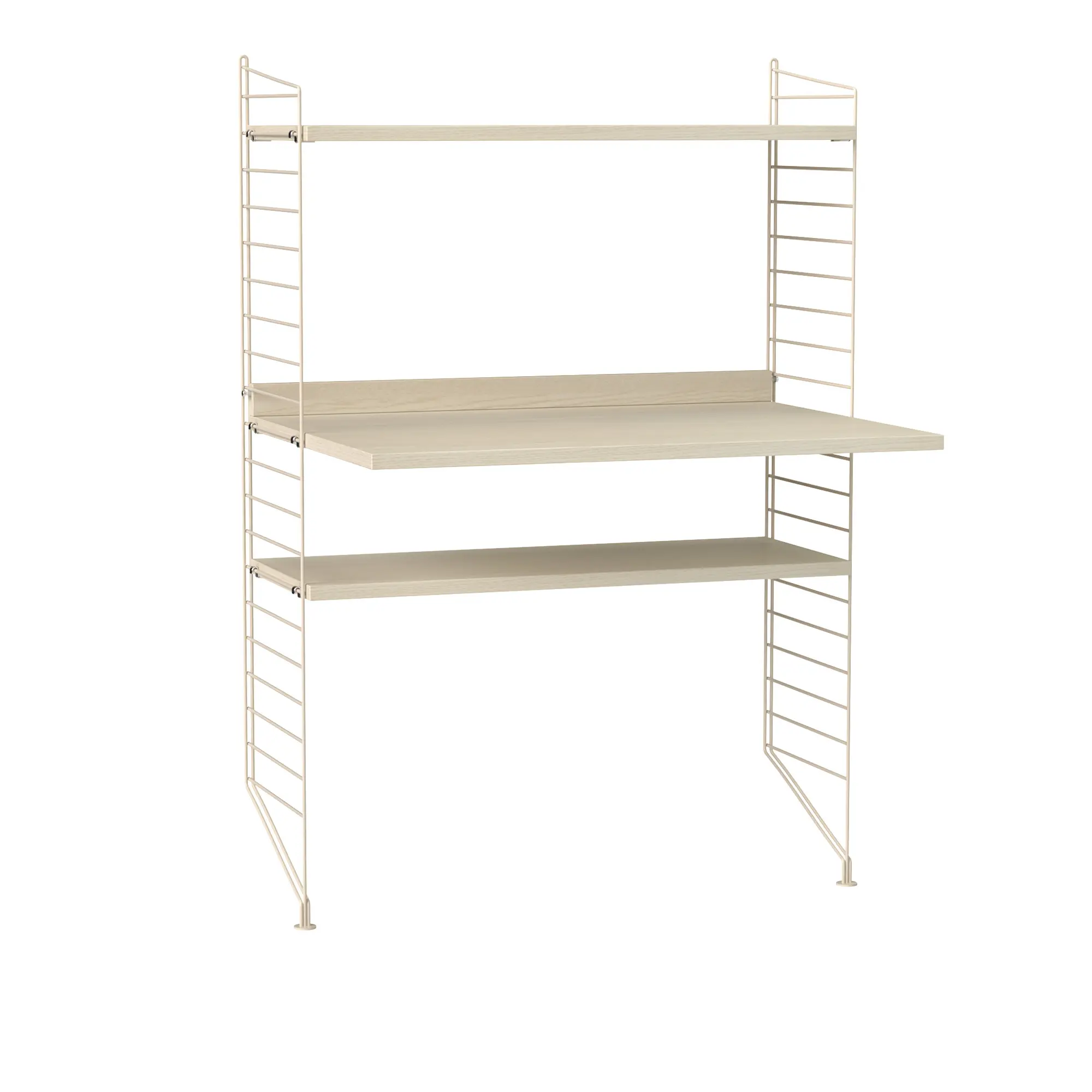 Kontor hyllesystem H ask/beige