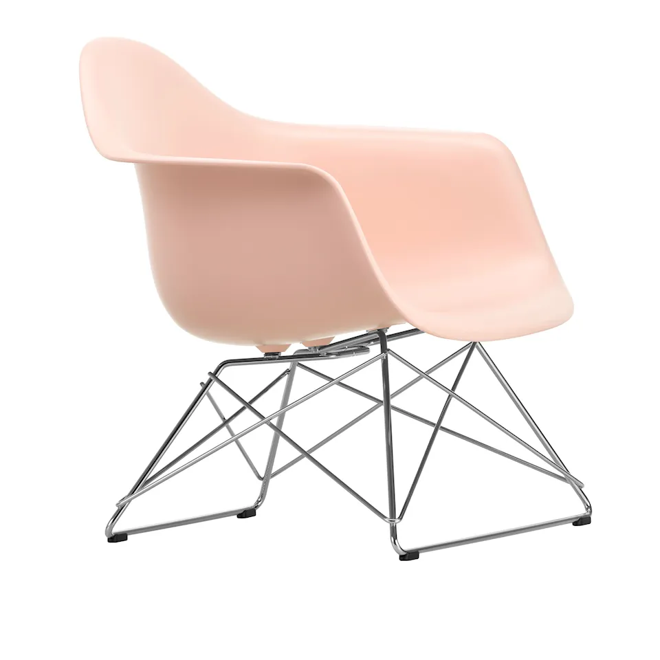 Eames RE Plastic Armchair LAR fåtölj Chrome