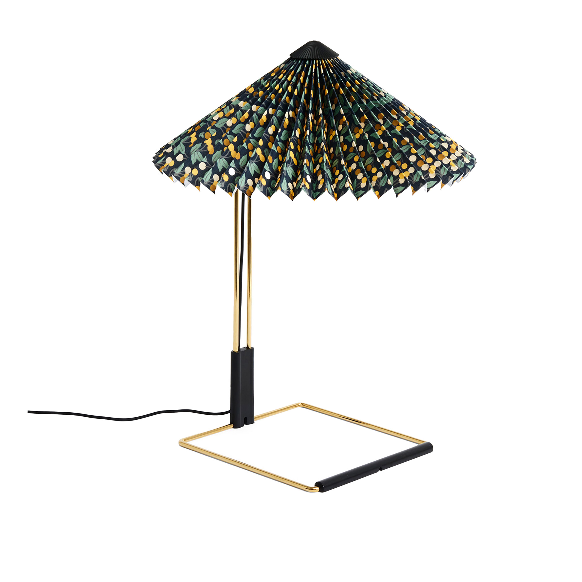 HAY - HAY x Liberty Matin Table Lamp, Polished brass base 300 Cherry Drop - Bordslampor - Inga Sempé