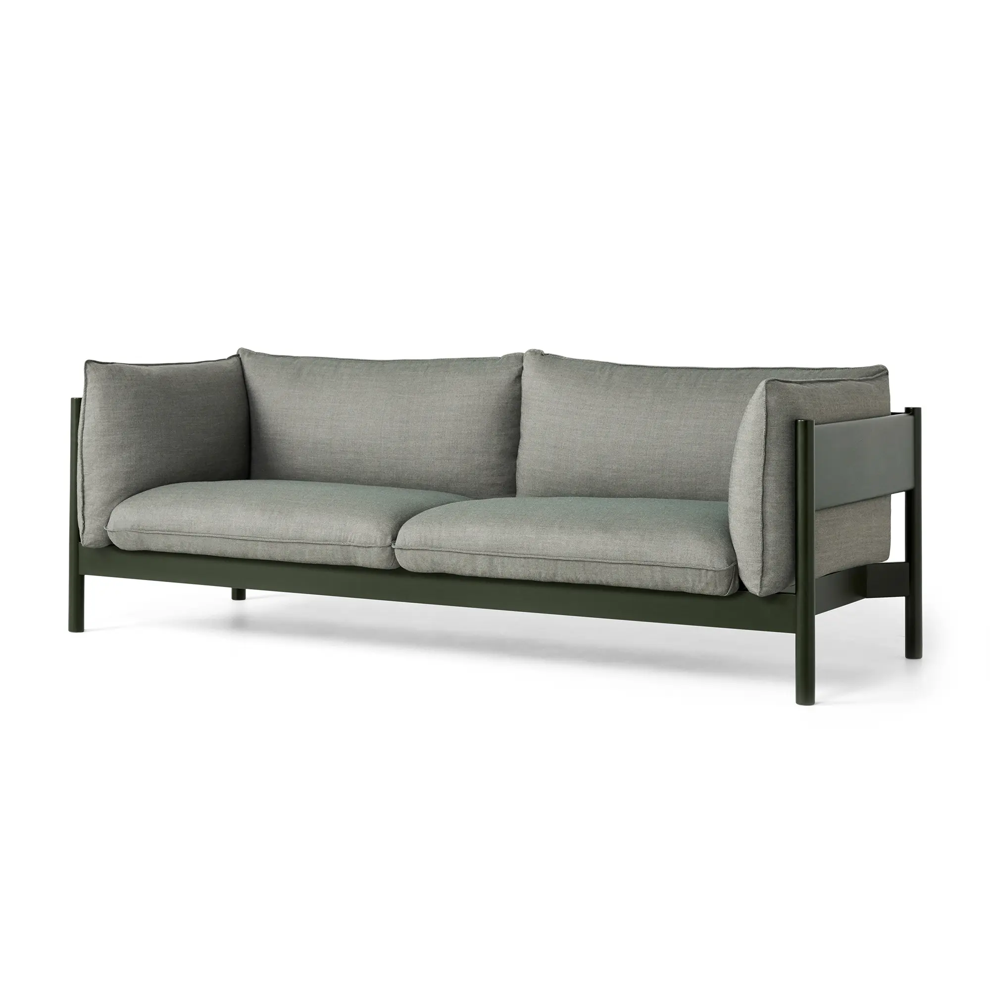 Arbour Eco 3-sitssoffa Bottle Green Stained Beech