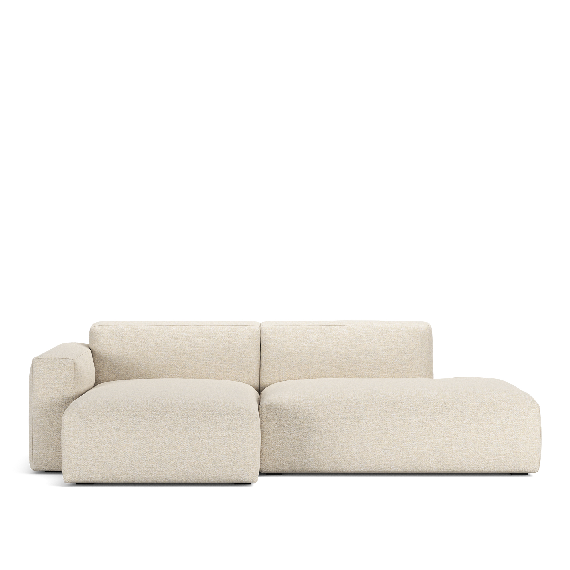NOGA - Brick 2-Seater Chaise Lounge Open End Right Lario 38 Removable Upholstery - Soffor
