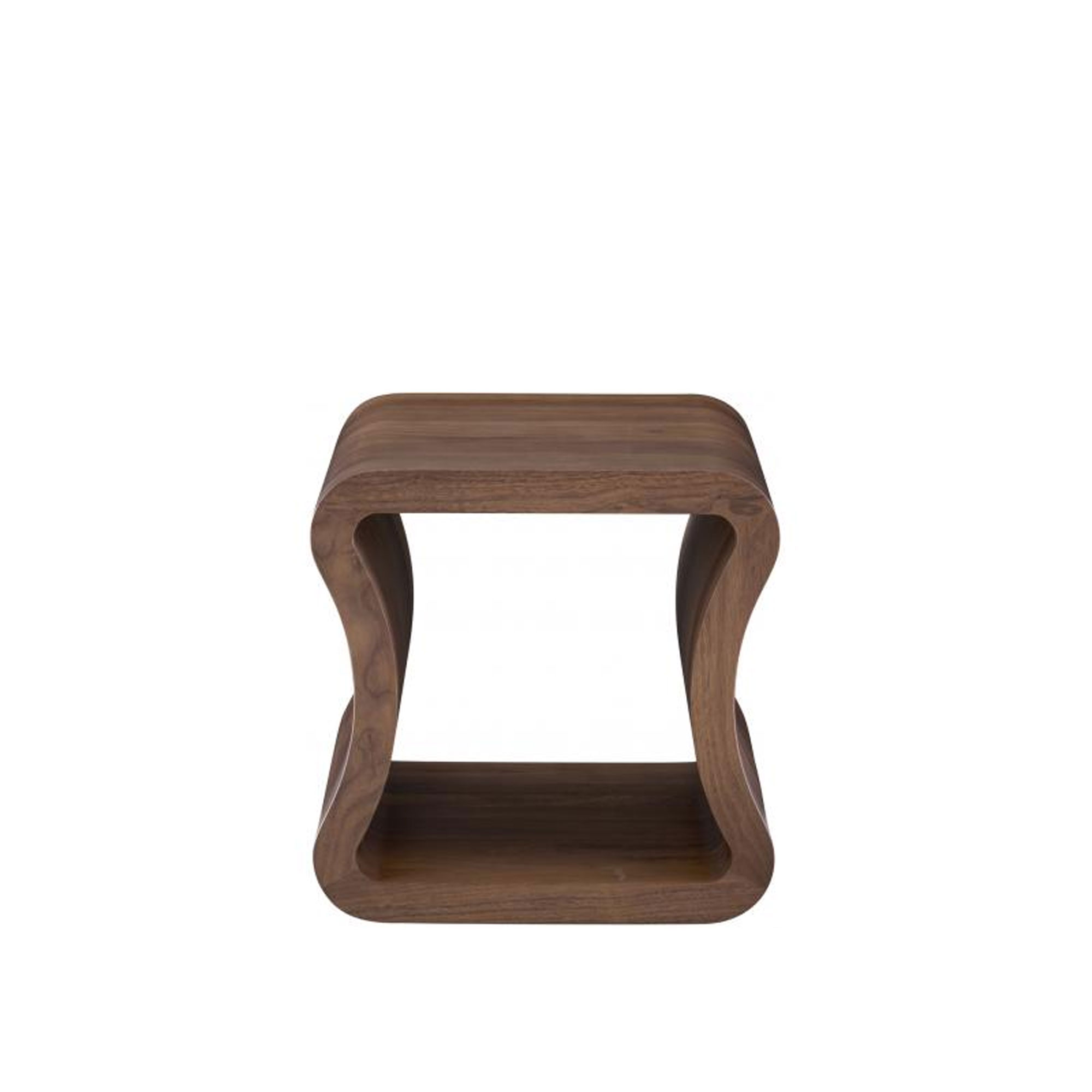 Ligne Roset - One Shape Sofa End Table, American Walnut - Småbord & sidobord - Marie Christine Dorner - Träfärgad - Trä