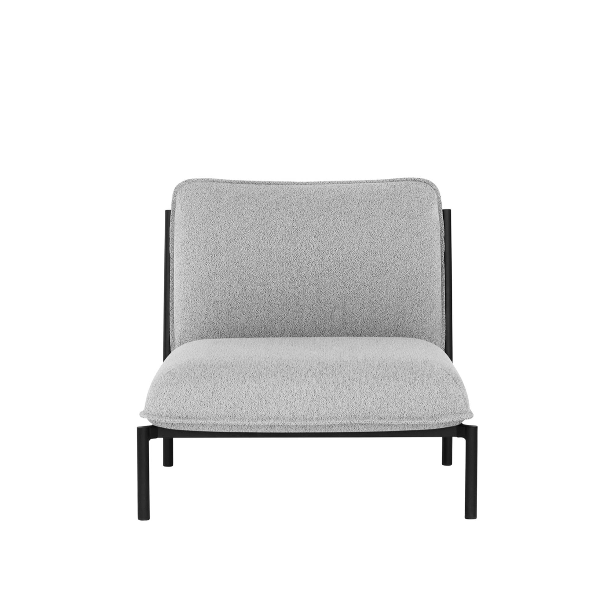 HEM - Kumo Single-seater Porcelain - Fåtöljer - Anderssen & Voll - Grå - Metall/Syntetiskt/Skum/Ull